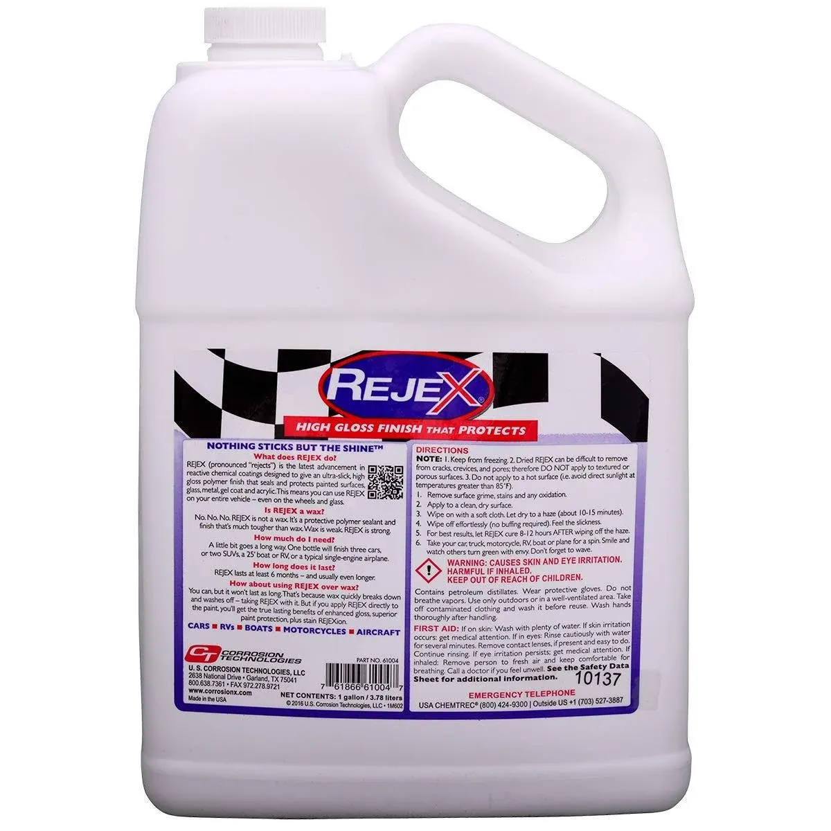 Multi-Purpose Cleaner - RejeX - Protective Coating - 1 gal Jug - Each