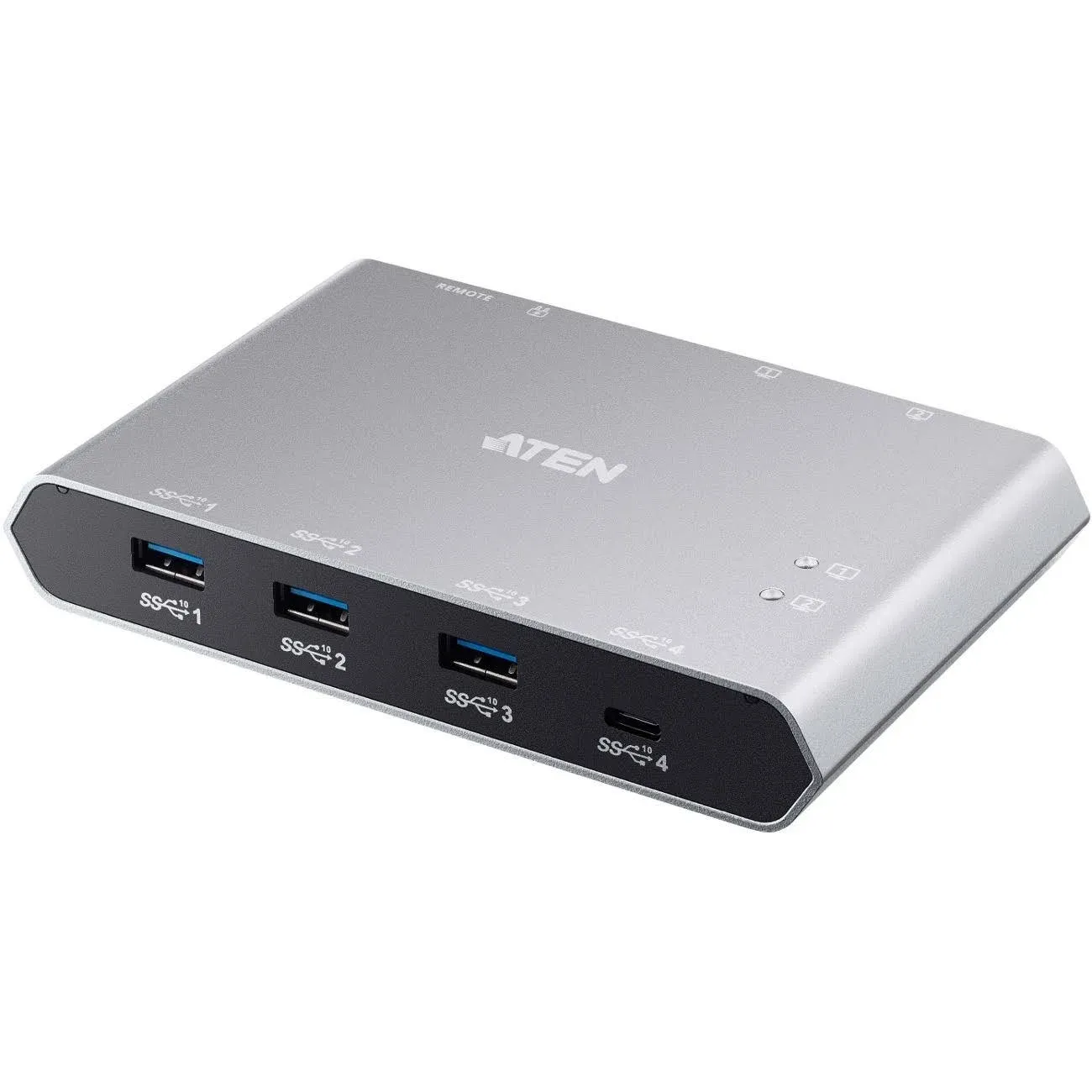 Aten 2-Port USB-C Gen 2 Sharing Switch with Power Pass-Through US3342