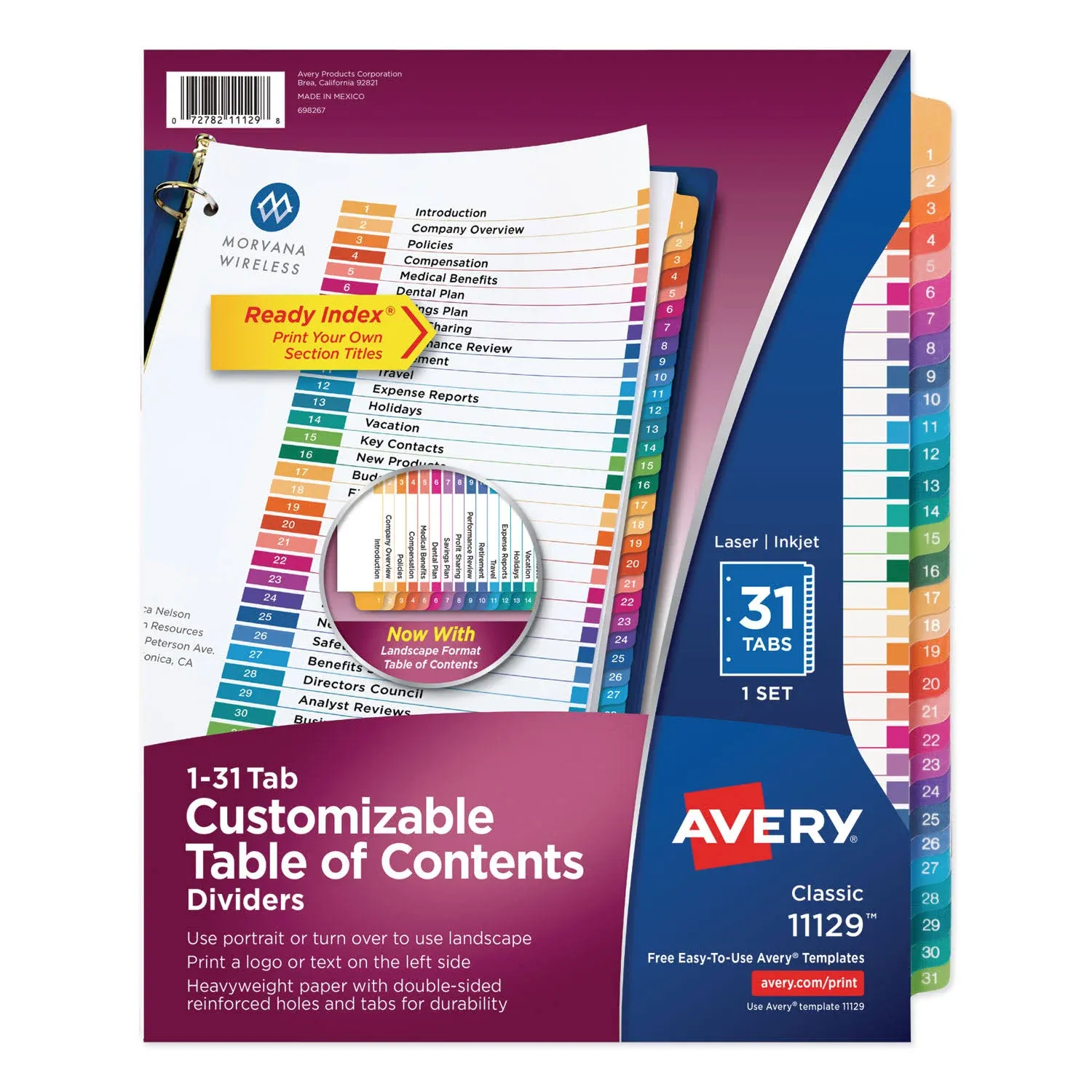 Avery Ready Index Dividers