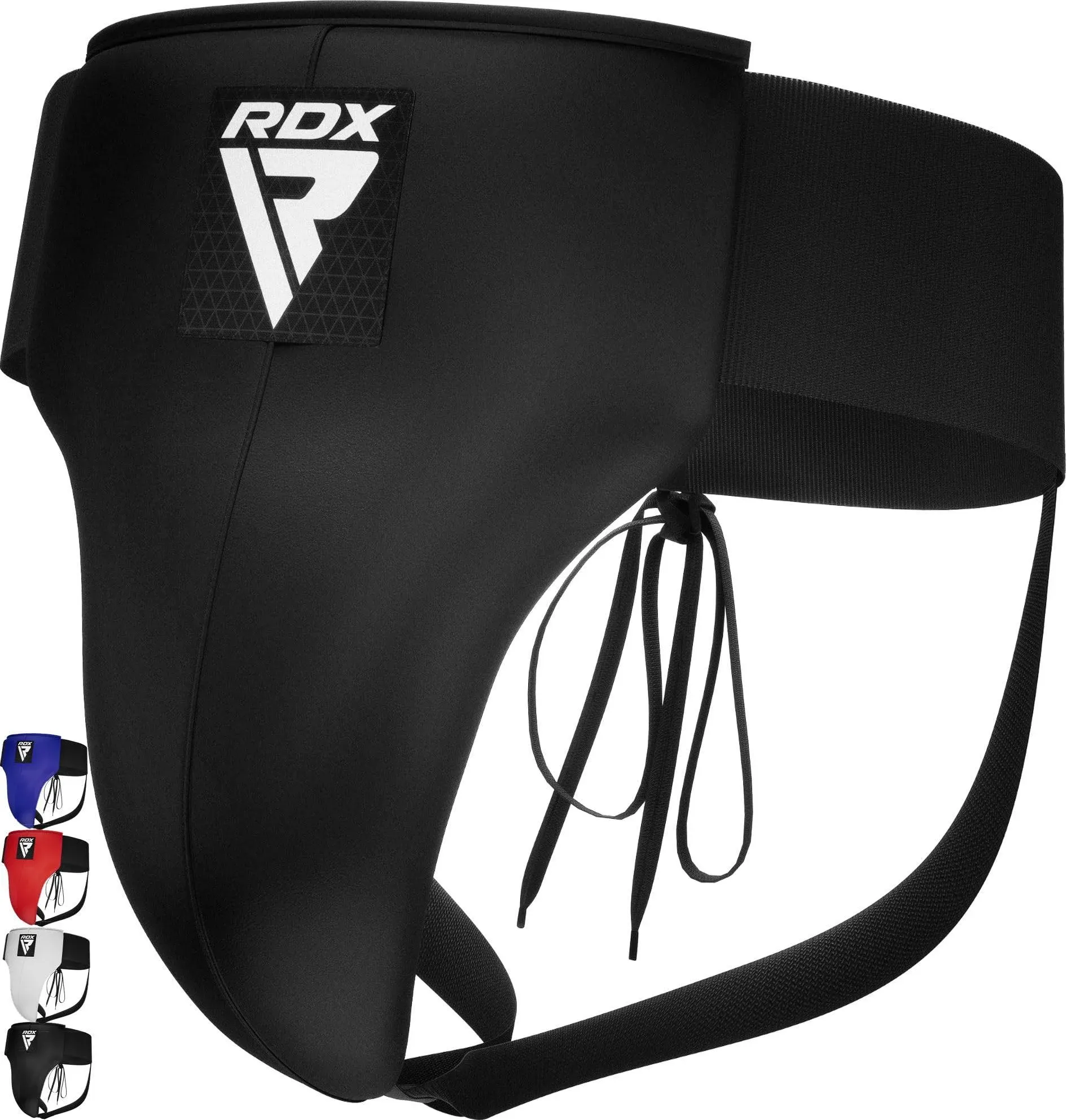 RDX Groin Protector for Boxing, Muay Thai, Kickboxing and MMA Training, Maya Hide Leather Abdo Gear for Martial Arts, SATRA Approved Abdominal Guard for Karate and Taekwondo