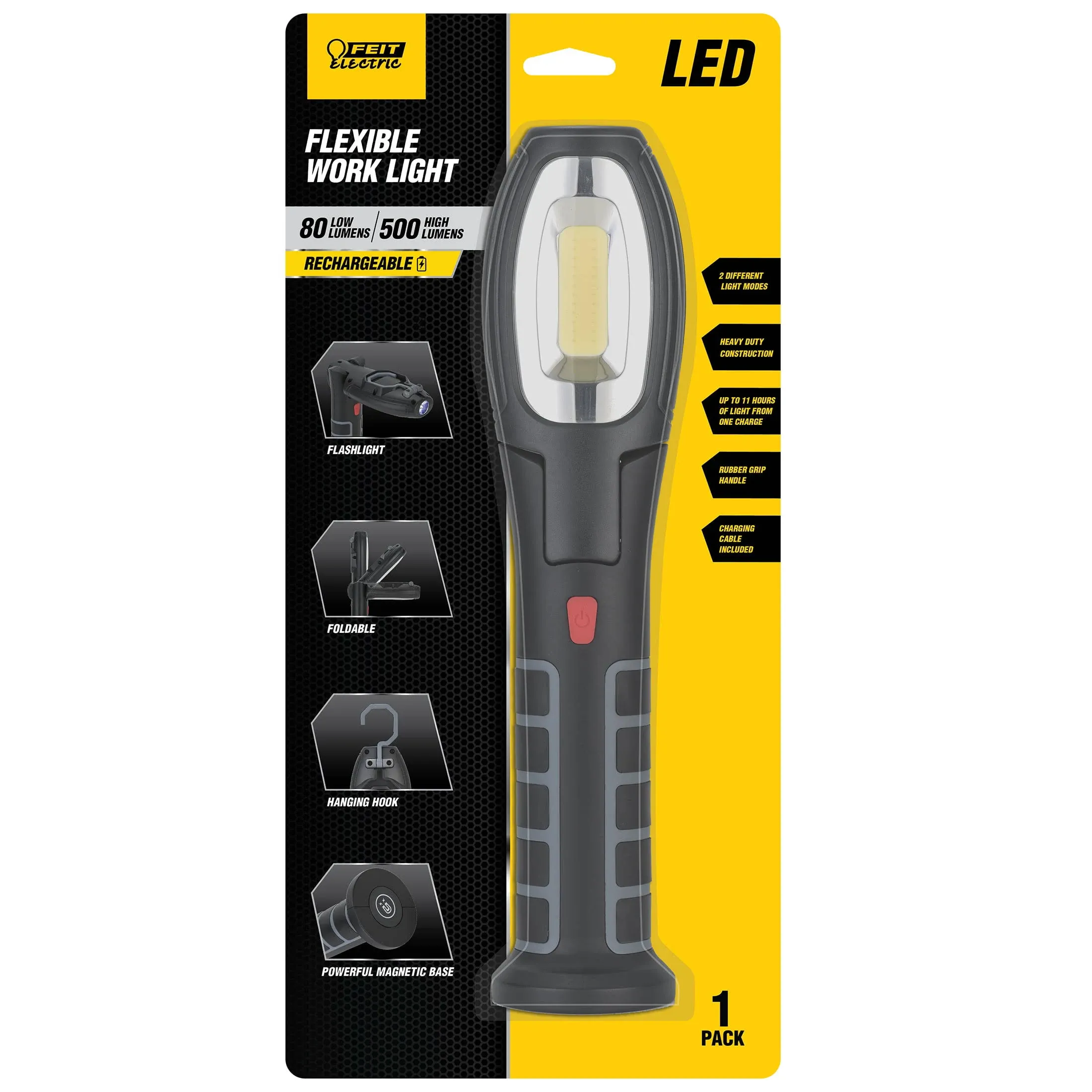 Feit Electric 500 Lumens LED Battery Handheld Work Light