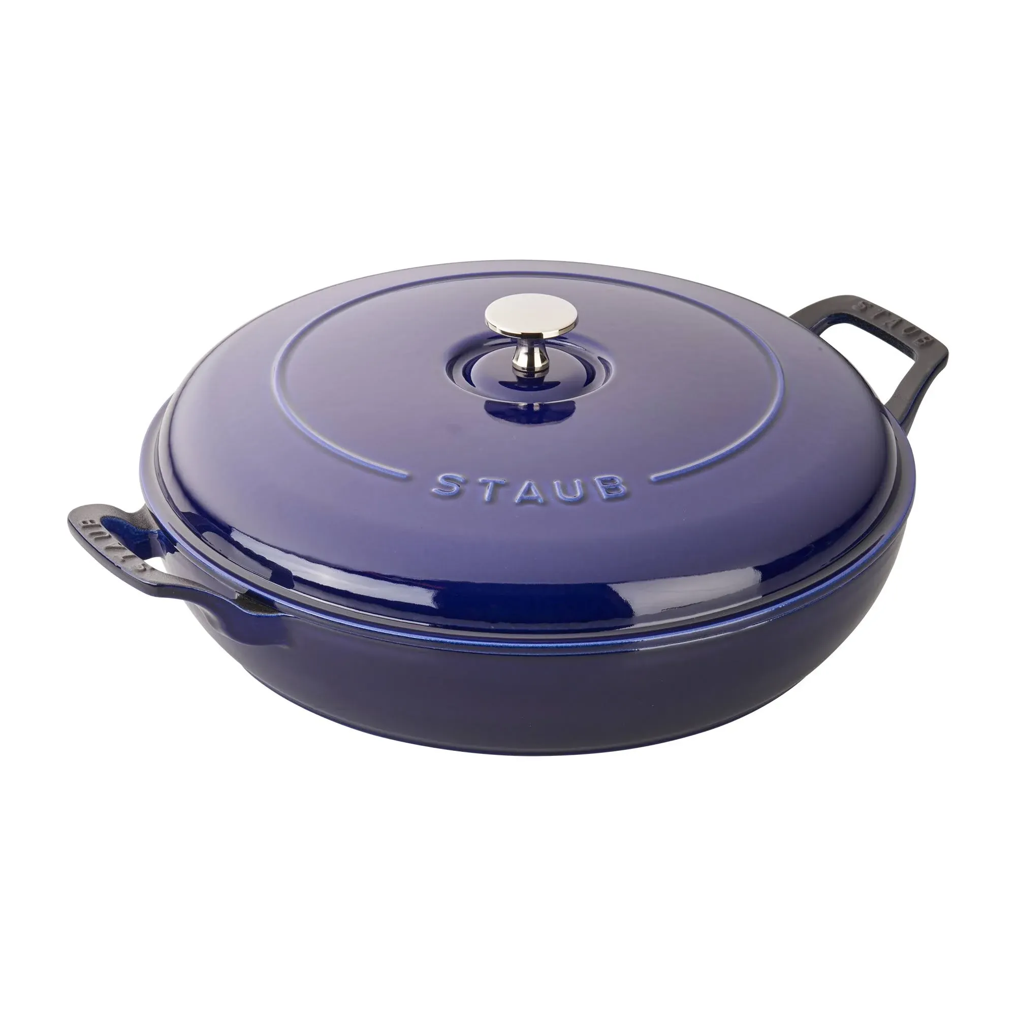 Staub - Cast Iron 3.5-qt Braiser - Dark Blue