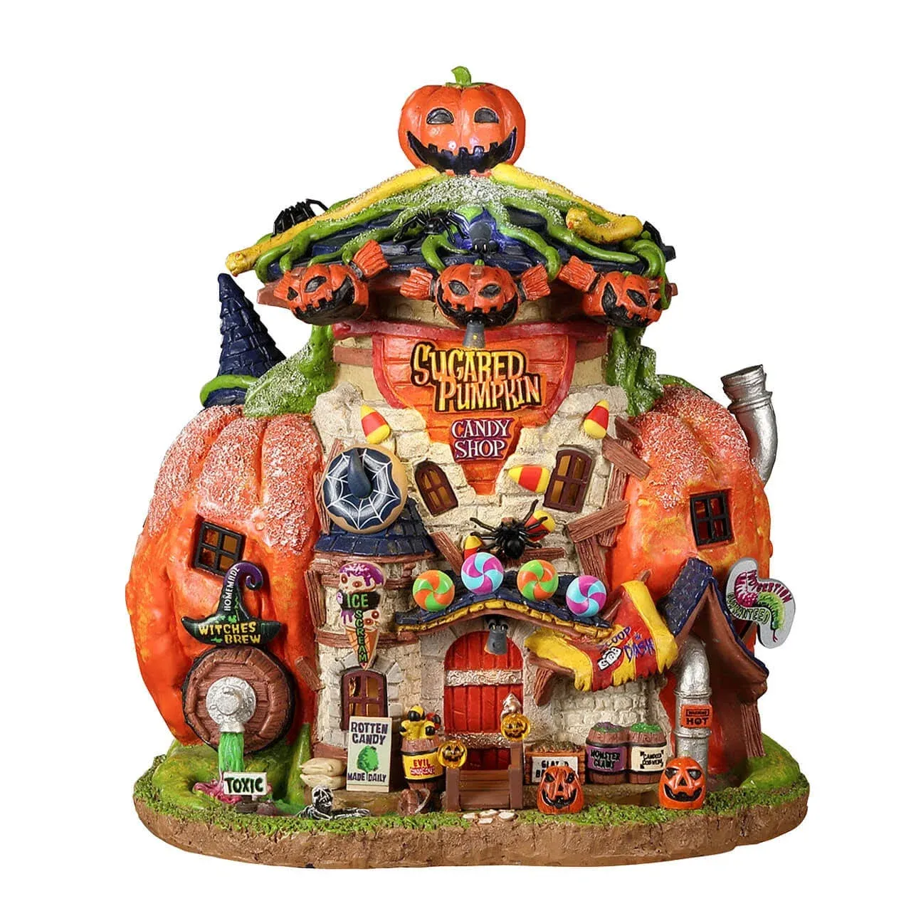 Lemax Sugared Pumpkin Candy Shoppe, Battery Operated (4.5V) #25855