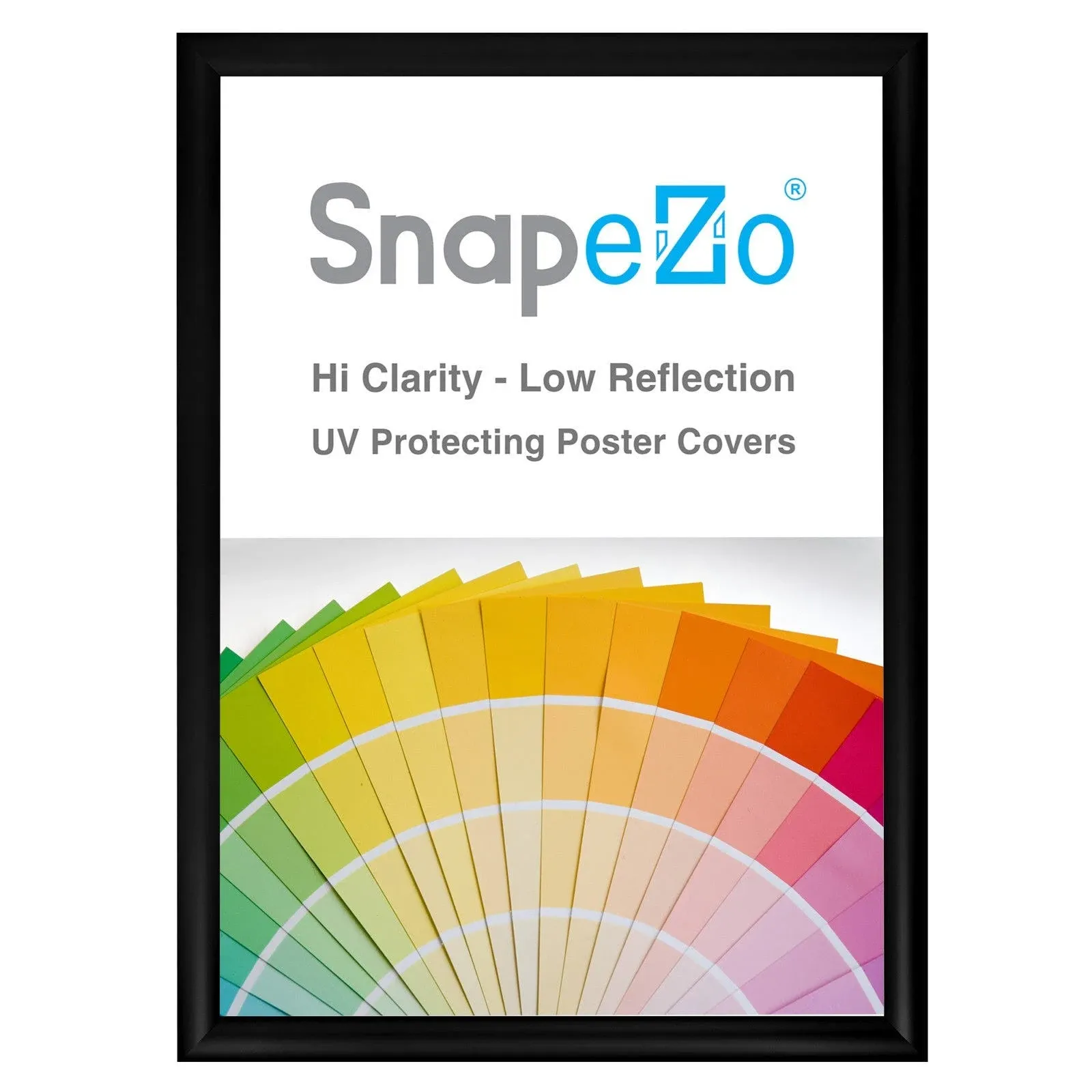 19x27 Black Snapezo® Snap Frame - 1.2" Profile