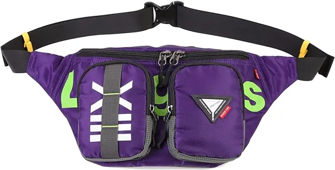 Evangelion Crossbody Fanny Pack - Waist Bag Belt Bags Shoulder Chest Bags