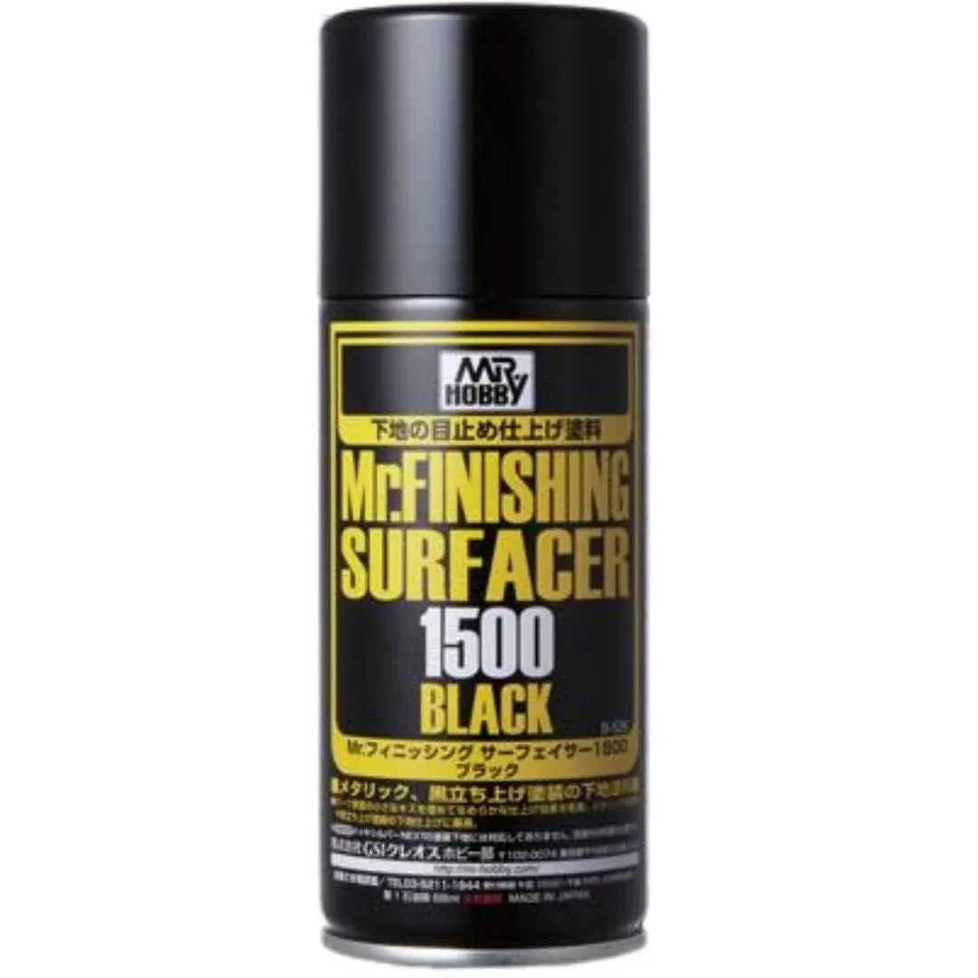 B526 Mr. Finishing Surfacer 1500 Black Spray 170ml