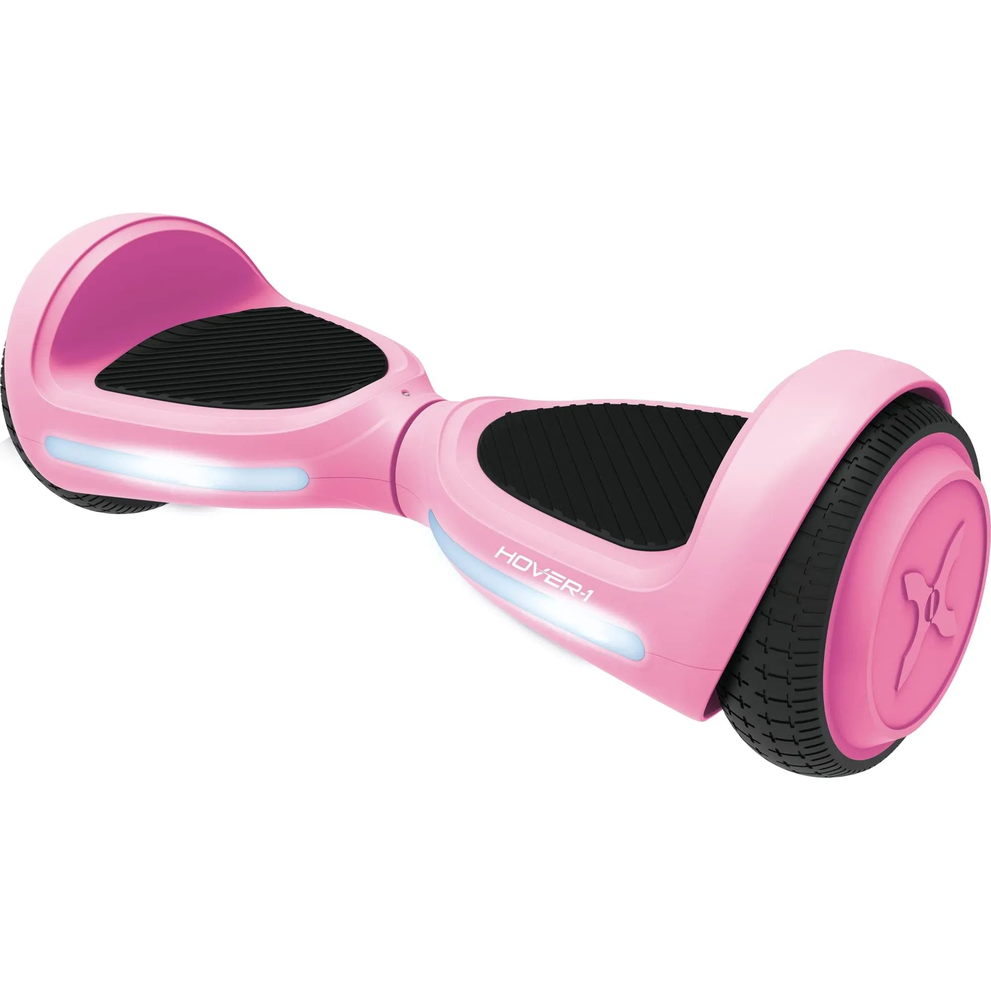 Hover-1 My First Hoverboard for Children, 80 lbs Max Weight, LED Headlights, Pink Splatter