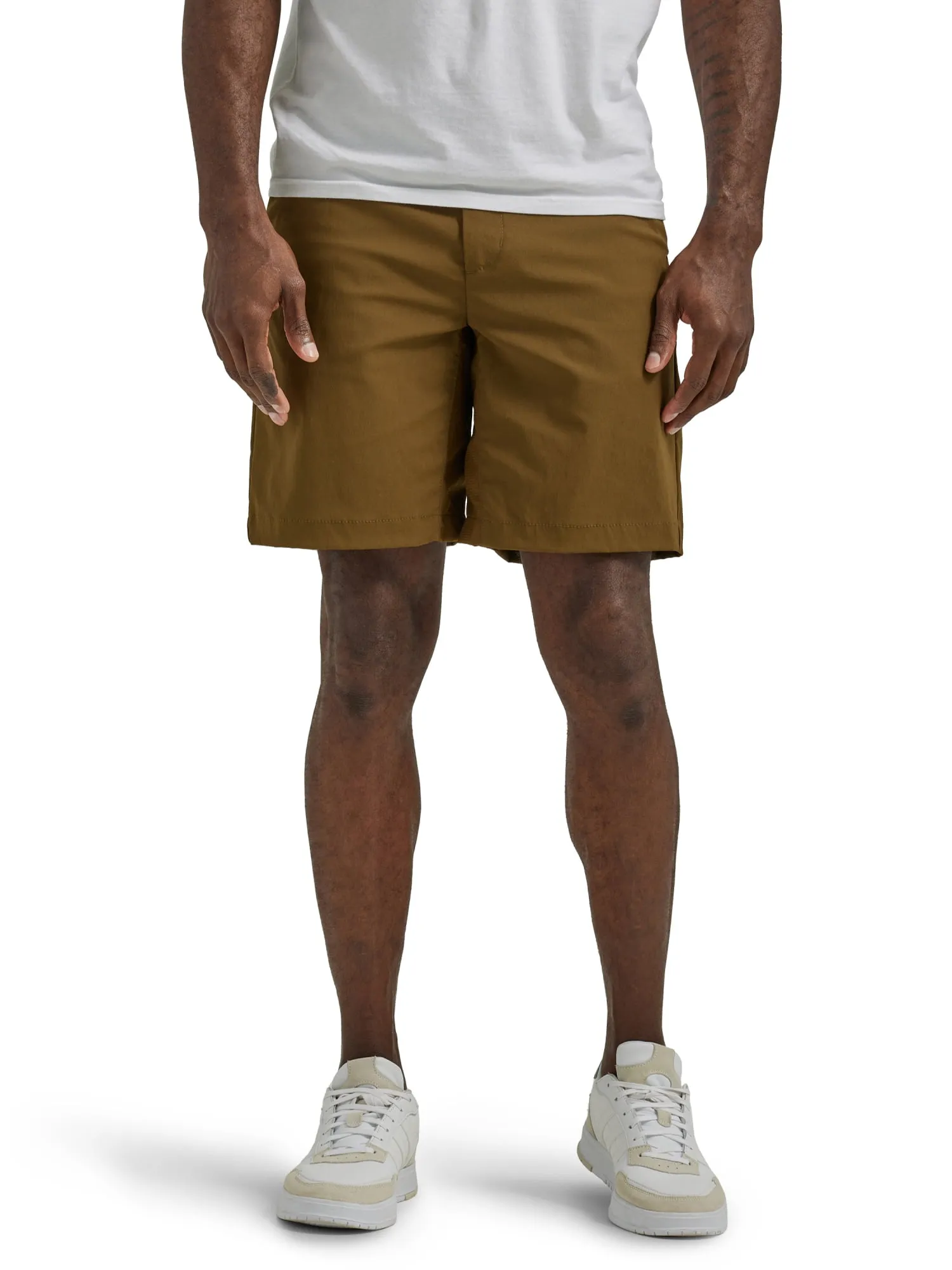 Lee® Men's Extreme Motion Regular Fit Synthetic Flat Front Short