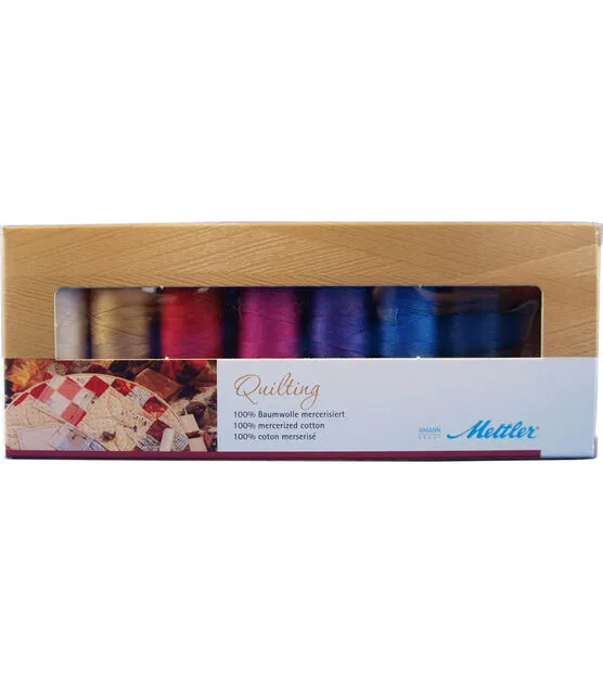 Mettler Cotton Machine Quilting Thread Gift Pack 8/Pkg