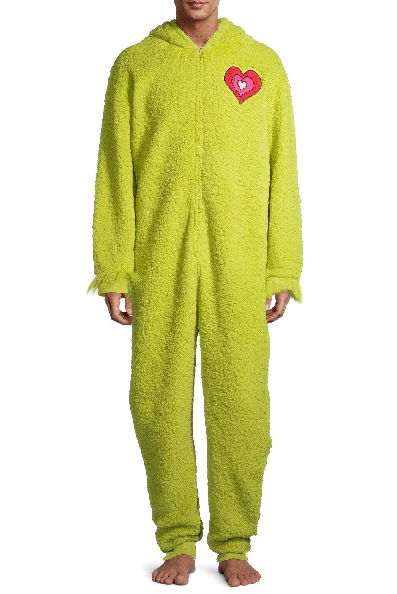 Dr. Seuss Women's and Women's Plus Grinch Union Suit Pajamas