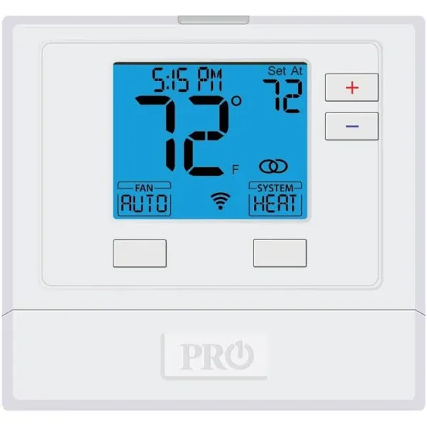 Pro1 T721 Non-Programmable Thermostat (HP: 2H/1C) - T721