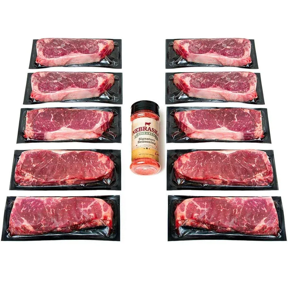 Nebraska Star Beef Premium NY Strip Bundle