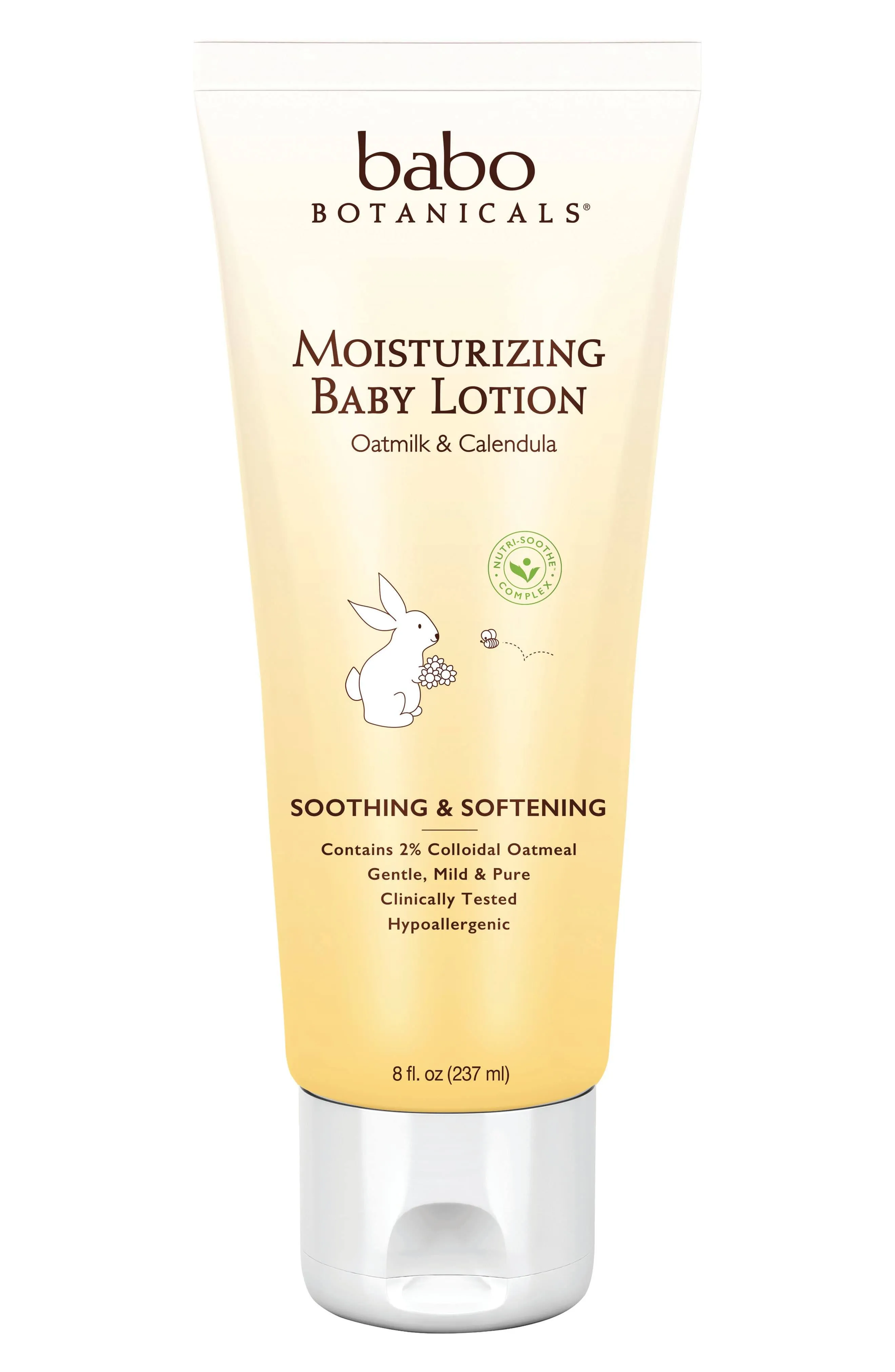 Babo Botanicals Moisturizing Body Lotion - Oatmilk & Calendula