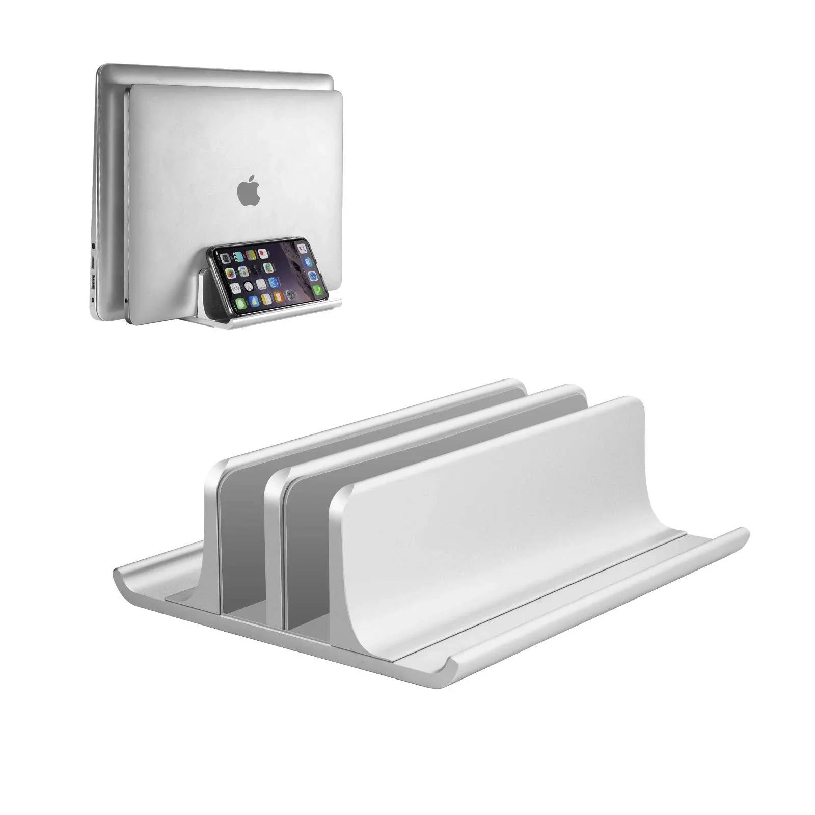 Vaydeer Double-Slot Adjustable Vertical Laptop Stand