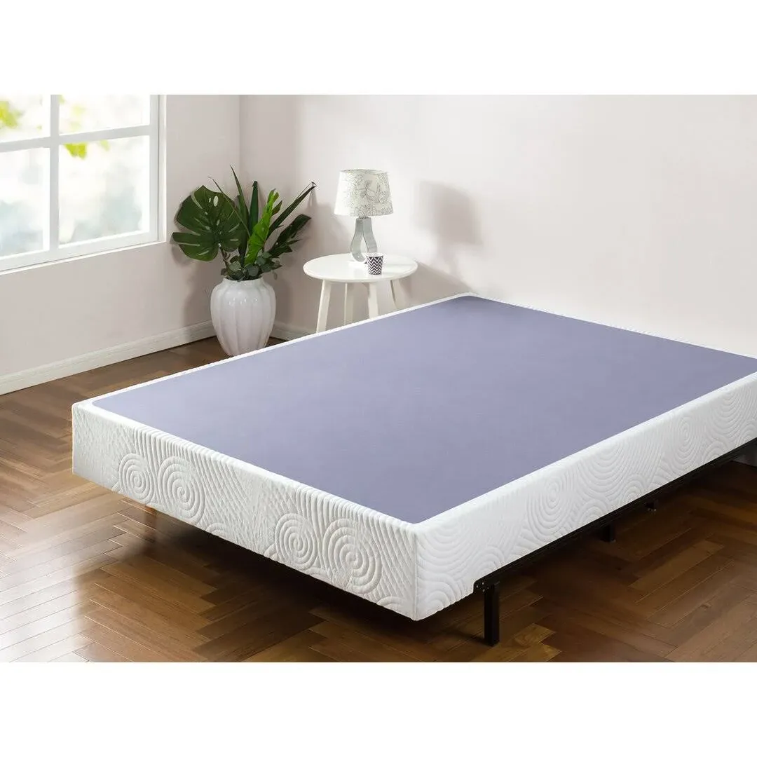 Zinus Metal Smart Box Spring - Mattress Size: Queen, Height: 4" H