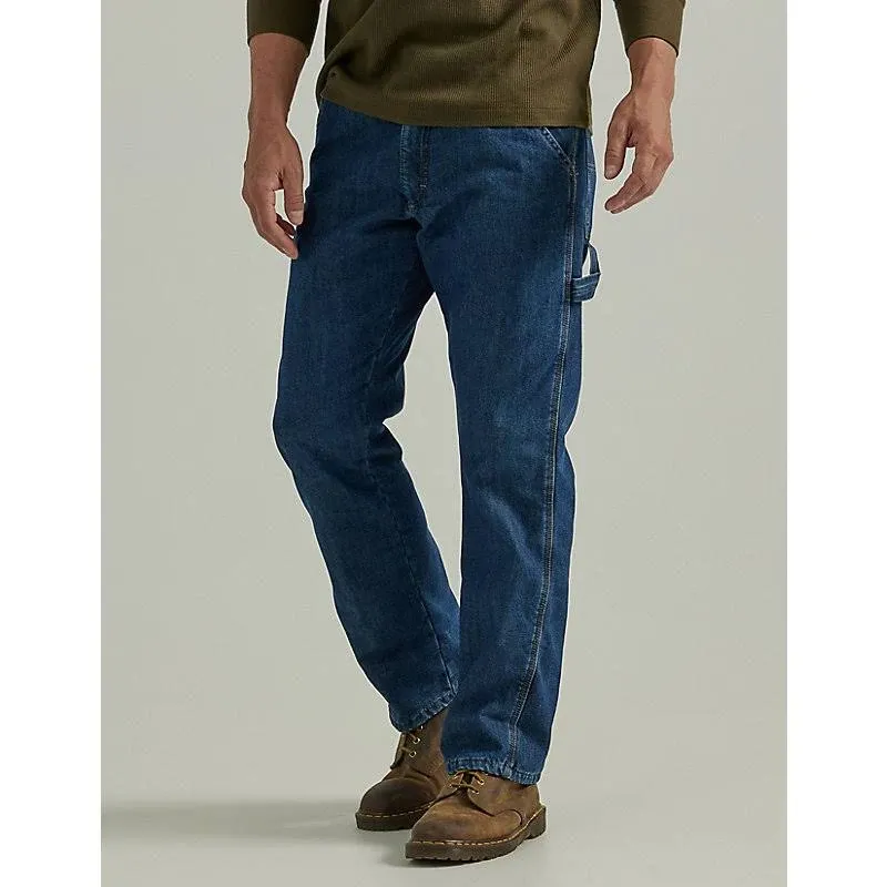 Wrangler® Men's and Big Men's Relaxed Fit Fleece Lined Cargo Pant