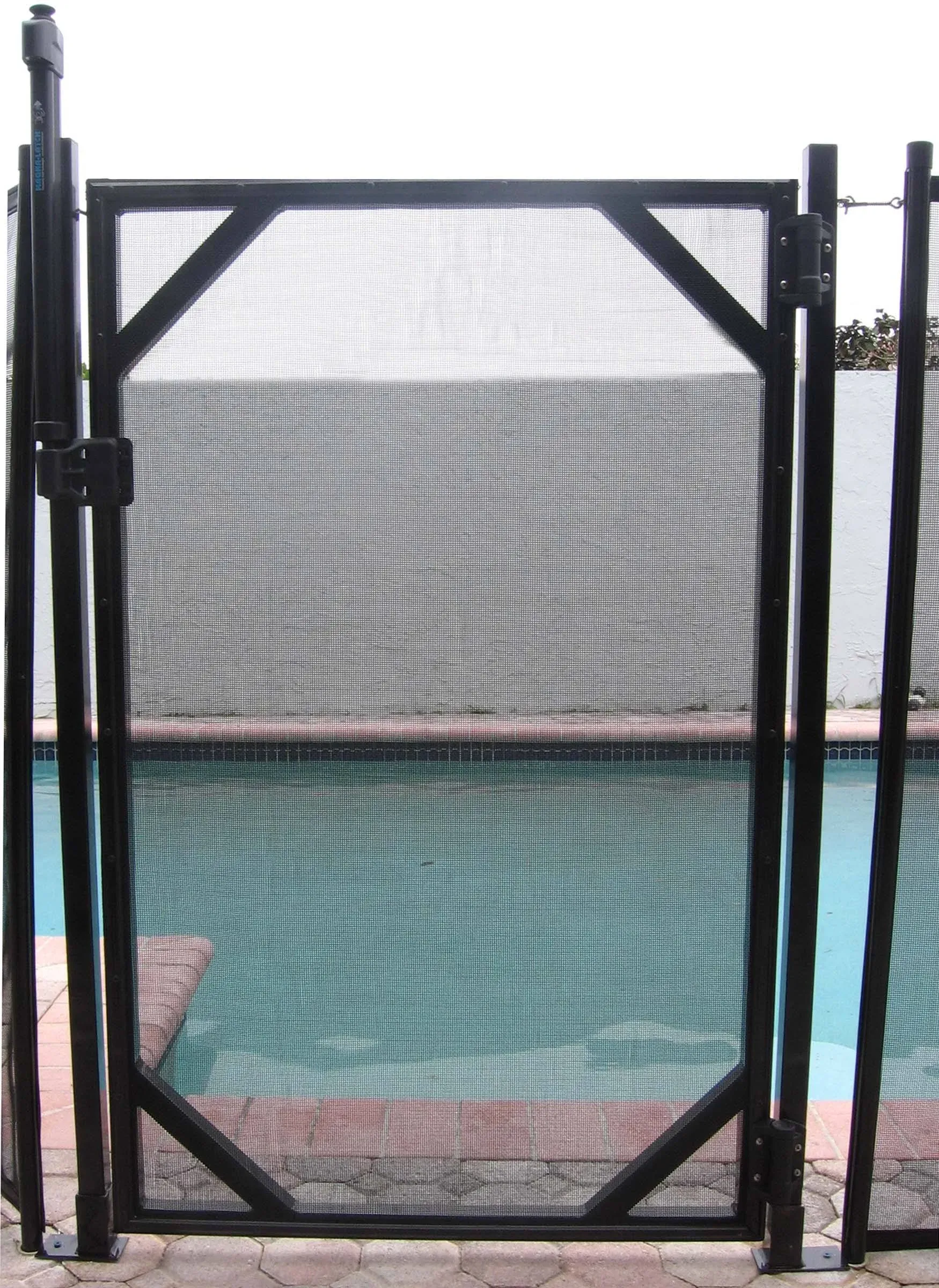 Waterwarden 5’ Pool Gate, Pool Fence Gate - 30” Wide, Self-Closing and Removable