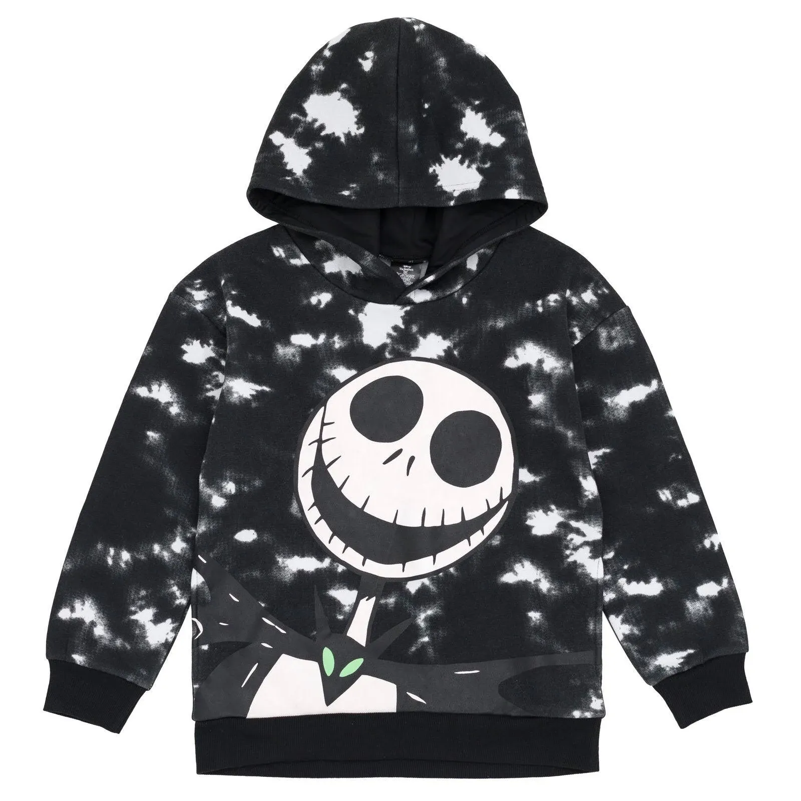 Disney Nightmare Before Christmas Big Boys Fleece Pullover Hoodie Tie Dye 18-20 ...