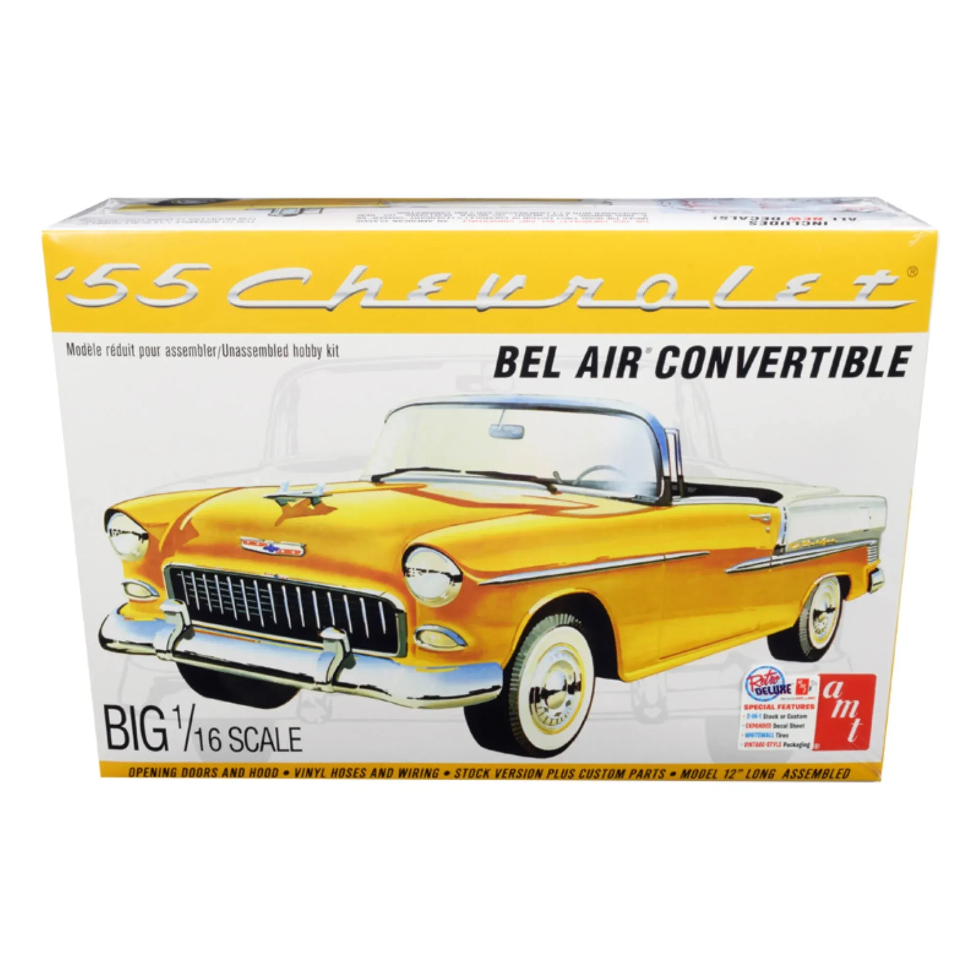 AMT Models 1134 '1:16 Scale 1955 Chevy Bel Air Convertible Model Kit