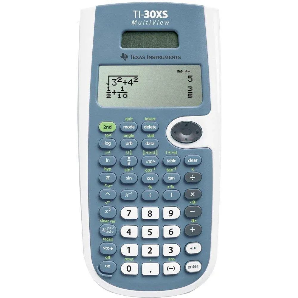 TEXTI30XSMV - Texas Instruments TI30XS MultiView Scientific Calculator