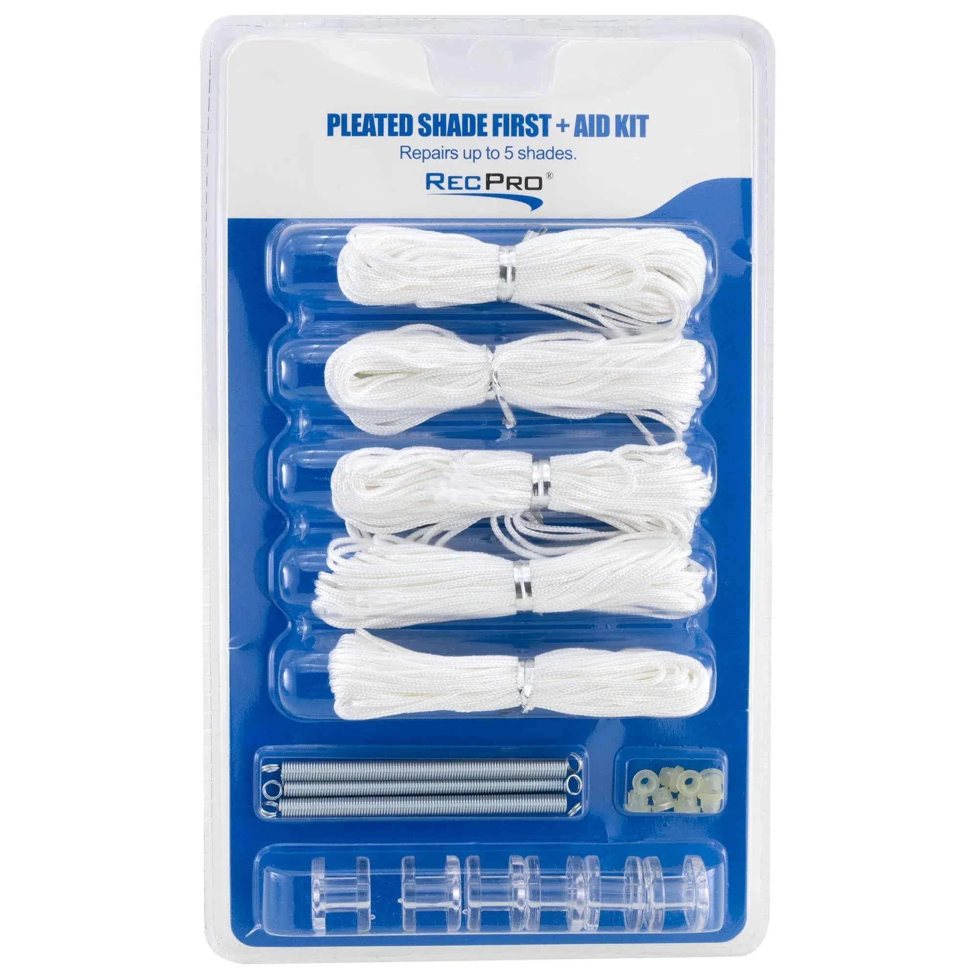 RV Pleated Shade Repair Kit White Window Shade Restringing Kit