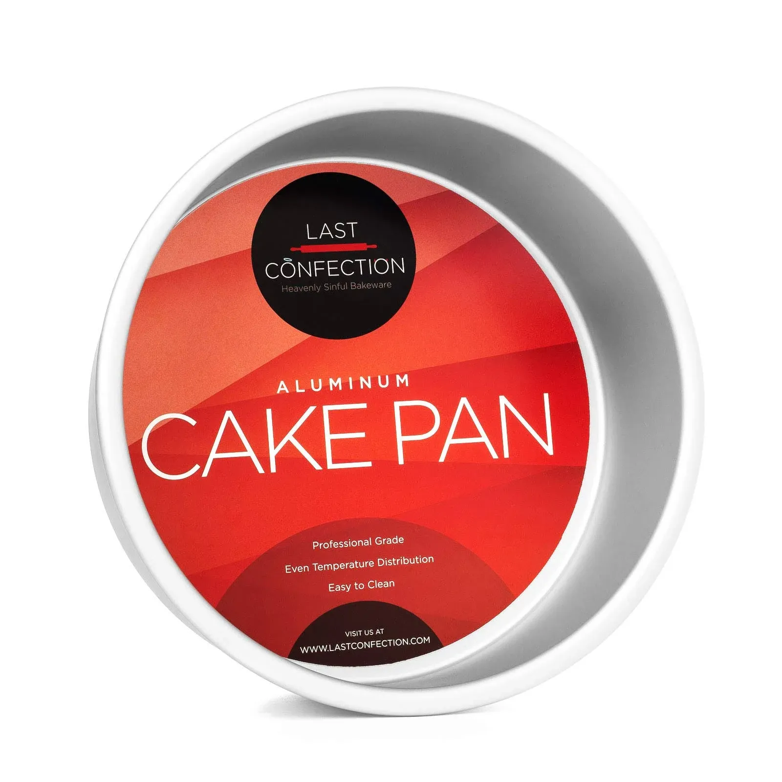 Last Confection Aluminum 6" x 4" Round Cake Pan - Professional Bakeware