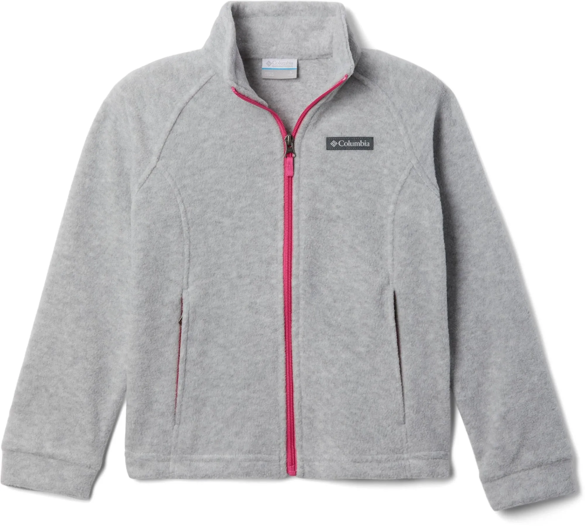 Columbia Girls' Benton Springs Fleece Jacket, XXS, Cirrus Grey