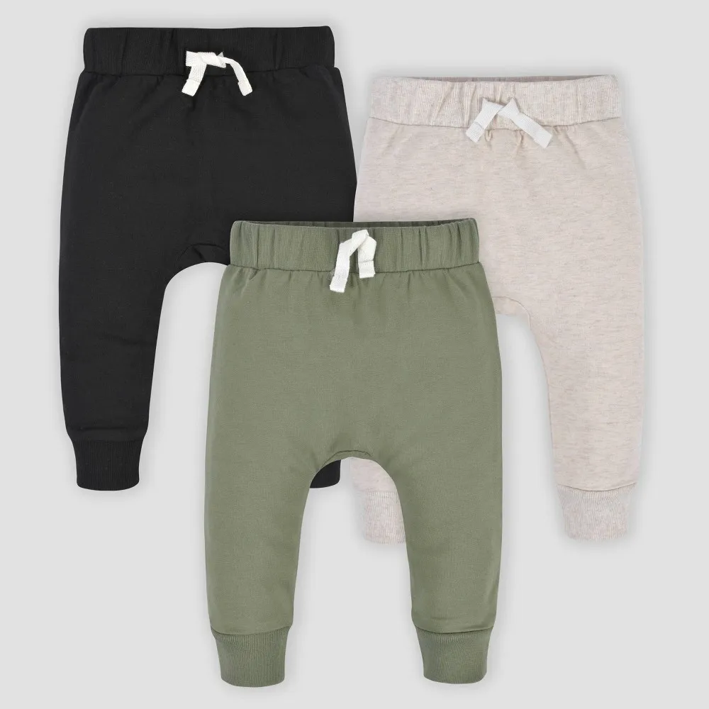 Gerber Baby & Toddler Boy Premium Jogger 3-Pack