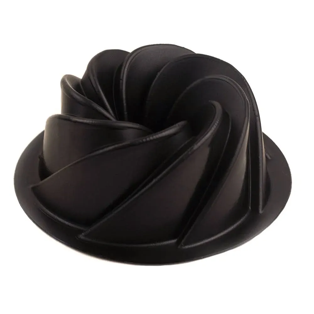 O'Creme Bakeable Plastic Mini Swirl Cake Pans