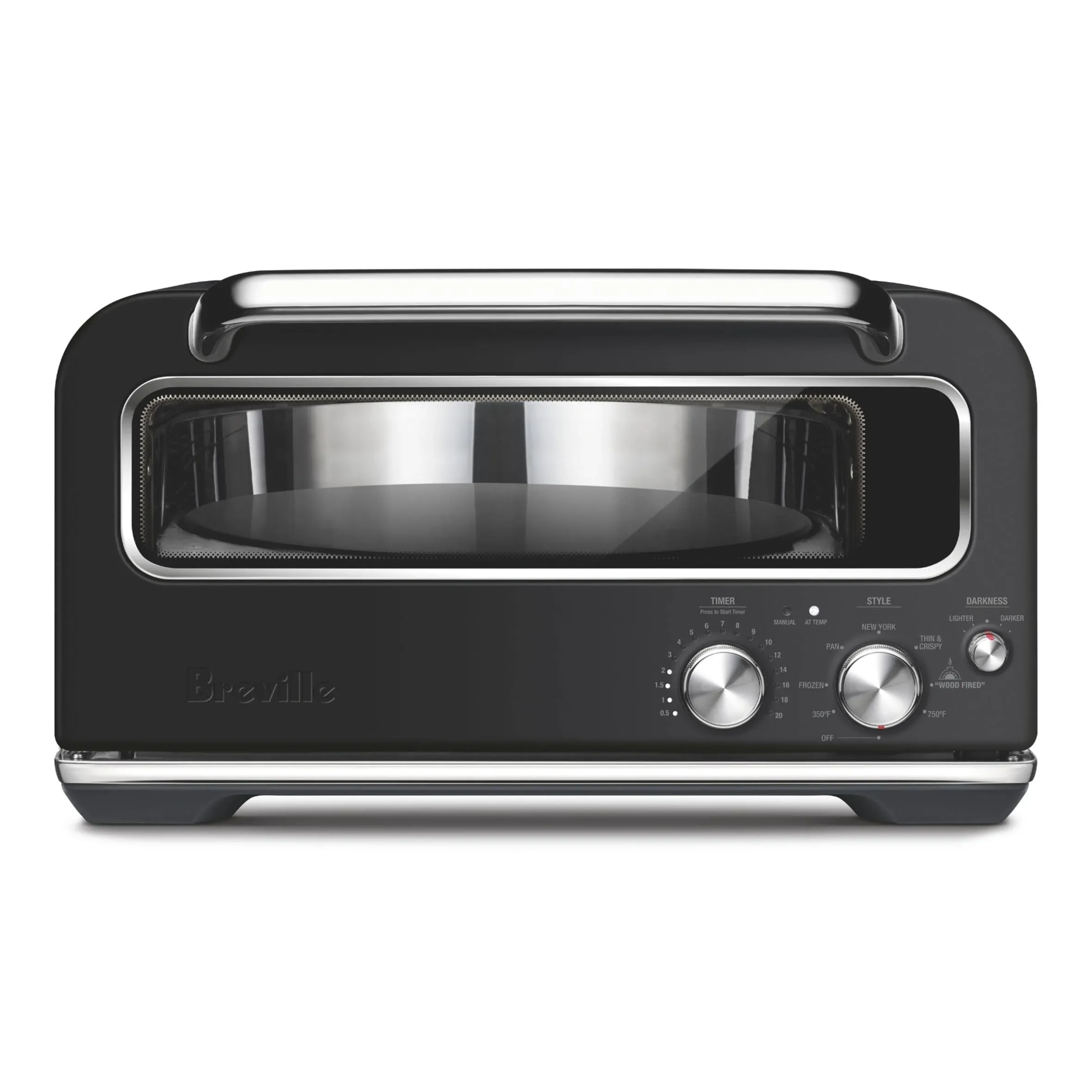 Breville Smart Oven Pizzaiolo Pizza Oven, Black Truffle