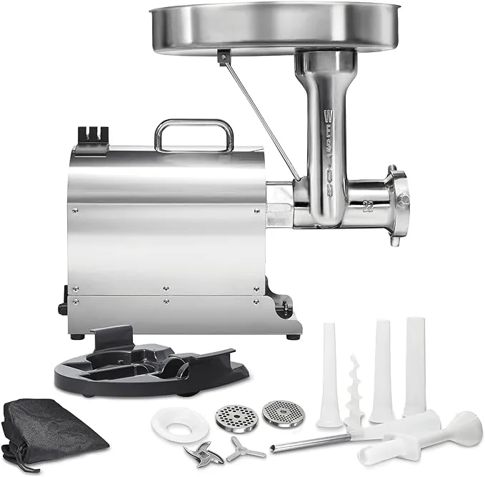 Weston 10-2201-W Pro Series #22 Meat Grinder - 1.5 HP