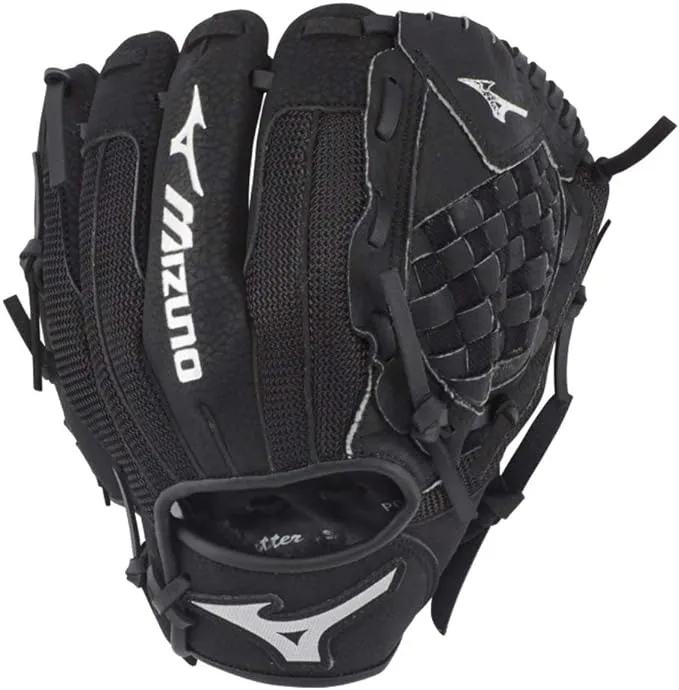 Mizuno - Prospect Series Powerclose Baseball Glove 10.5", Right Hand, Black