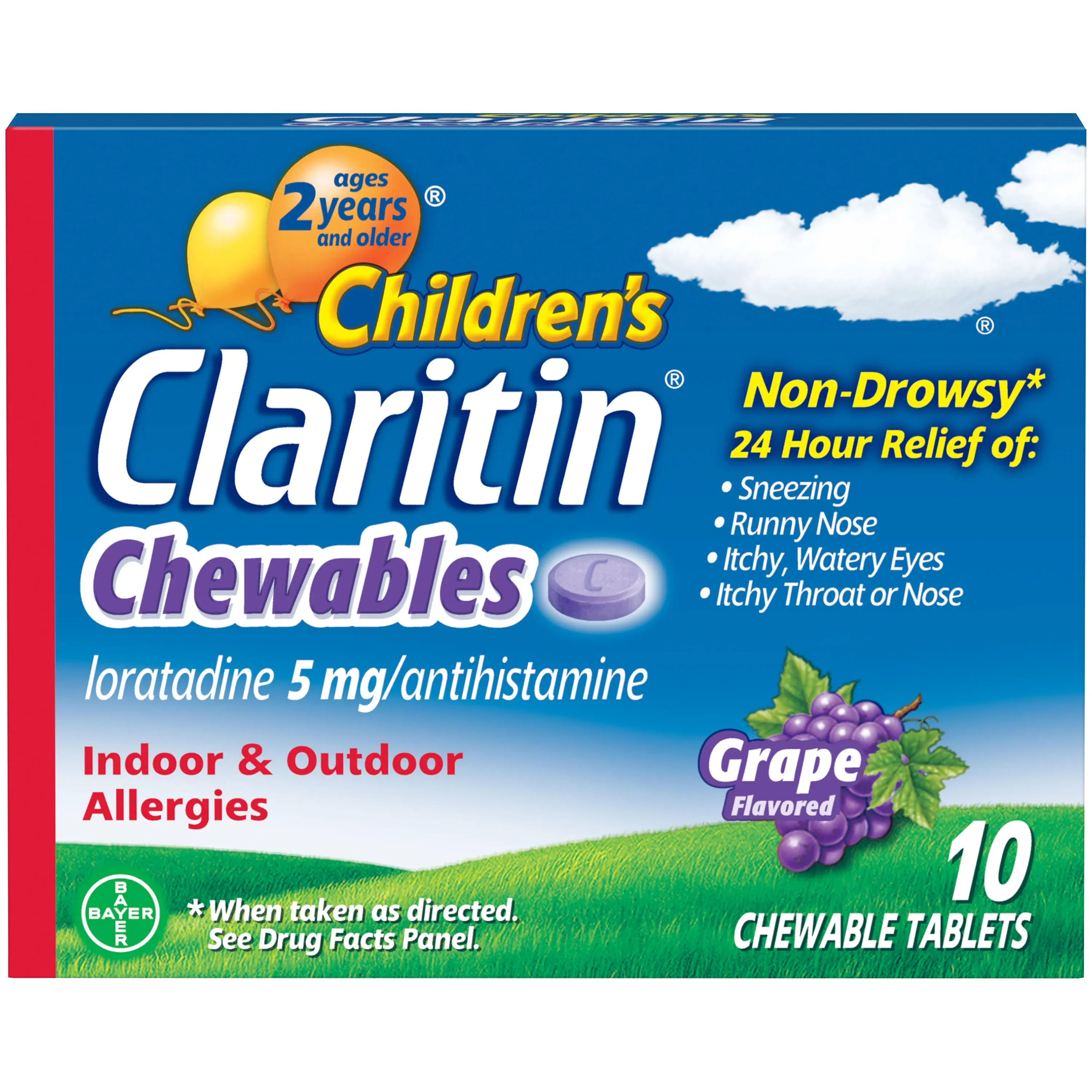 Claritin Children's 24 Hour Allergy Chewable Tablets