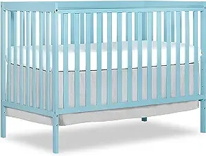 Dream On Me Synergy 5-In-1 Convertible Crib In White, Greenguard Gold Certified