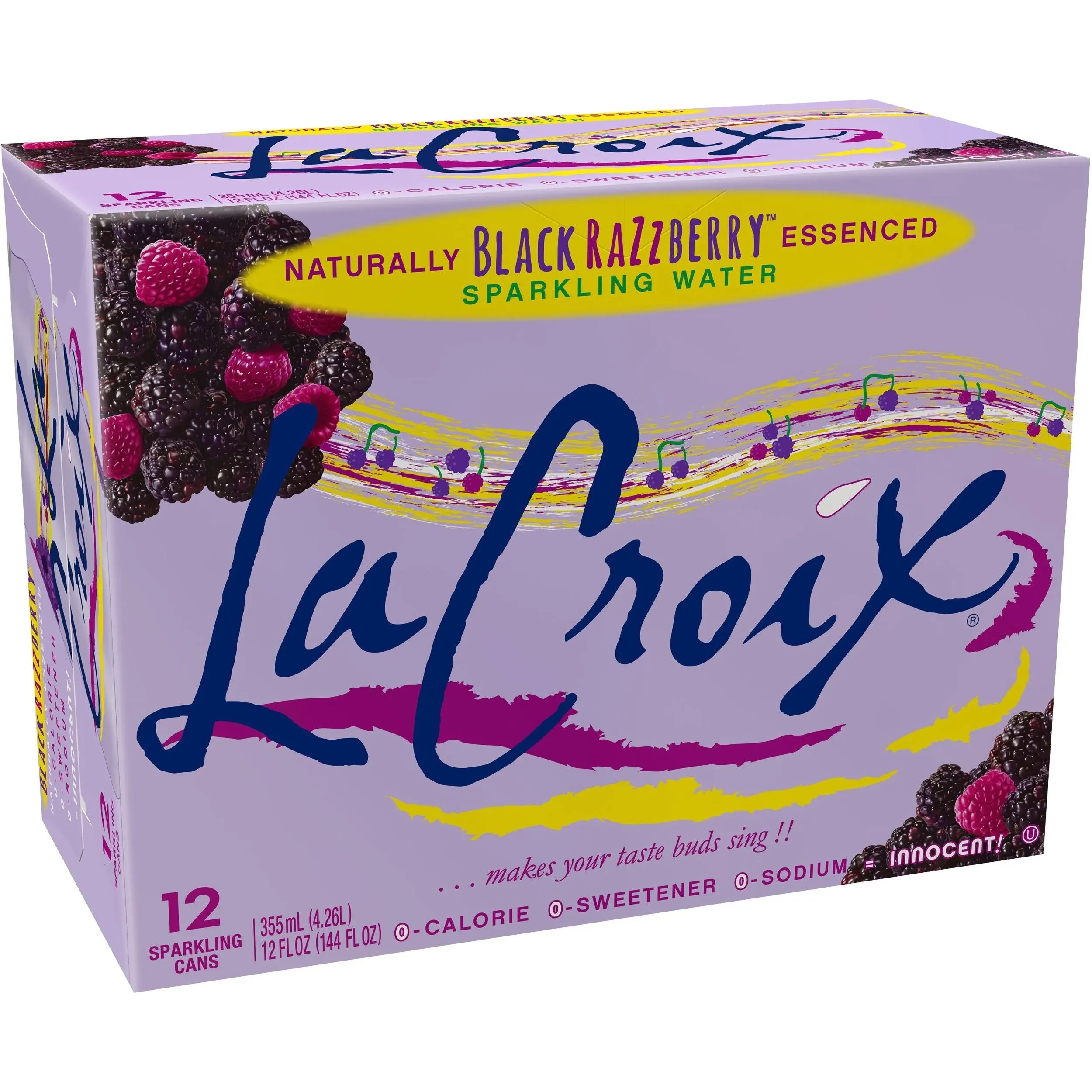 Lacroix Sparkling Water, Black Razzberry - 12 pack, 12 fl oz cans