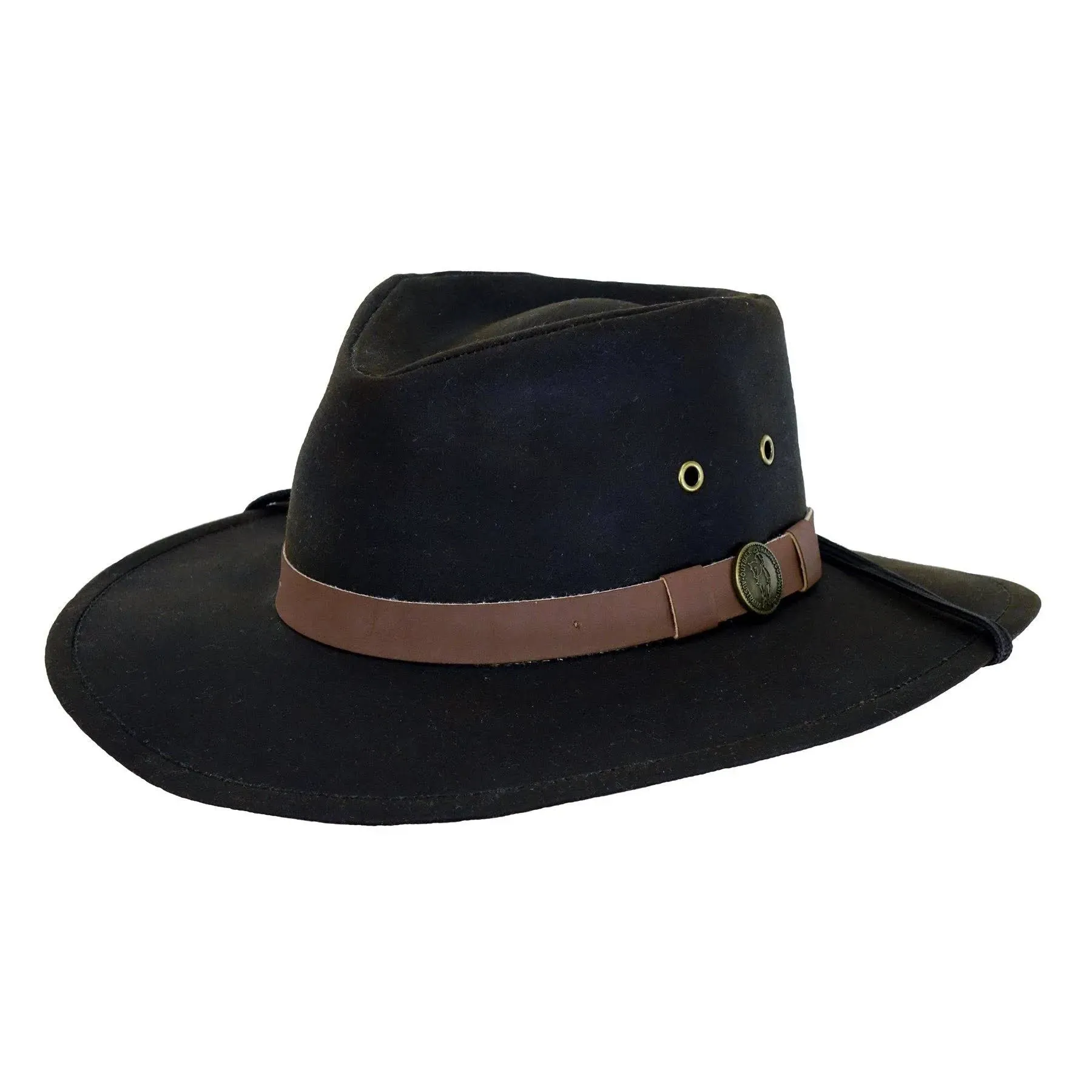 Outback Trading Co. Kodiak Oilskin Hat - 1480 Brown