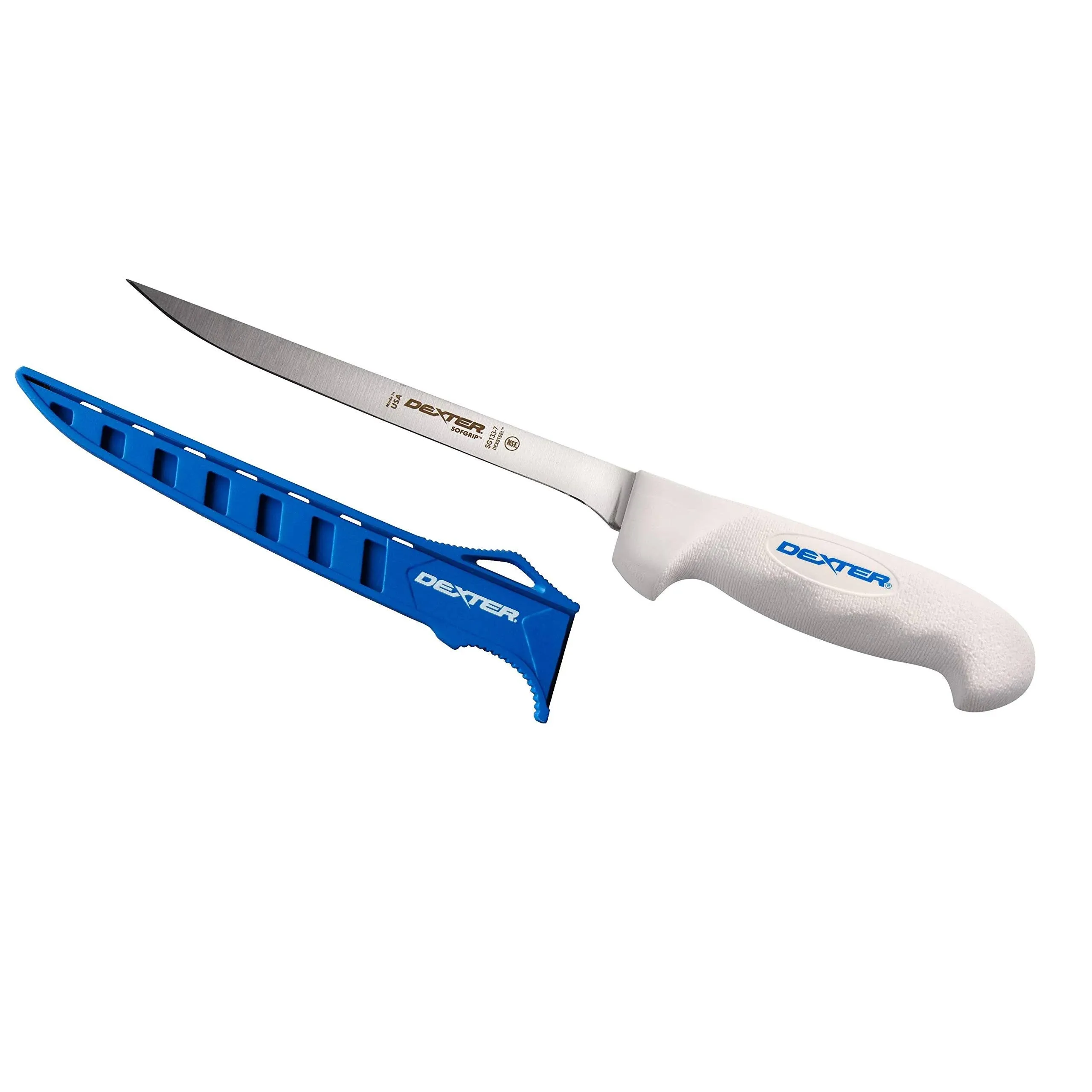 Dexter 24901 SOFGRIP Flexible with Edge Guard 7&#034; Fillet Knives