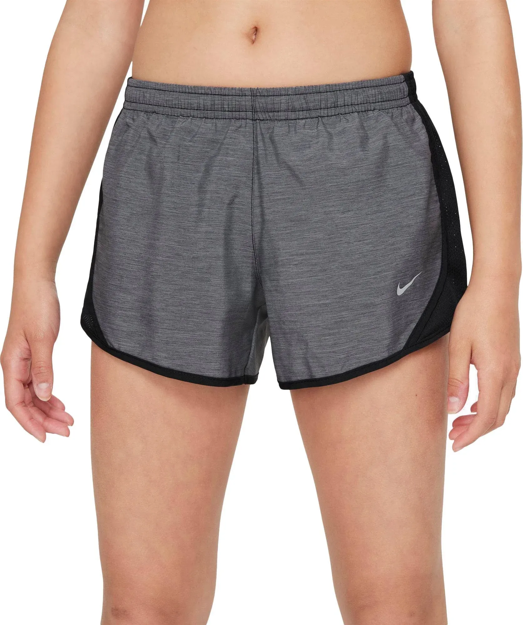 Nike Girls' Dry Tempo Running Shorts - Black Medium