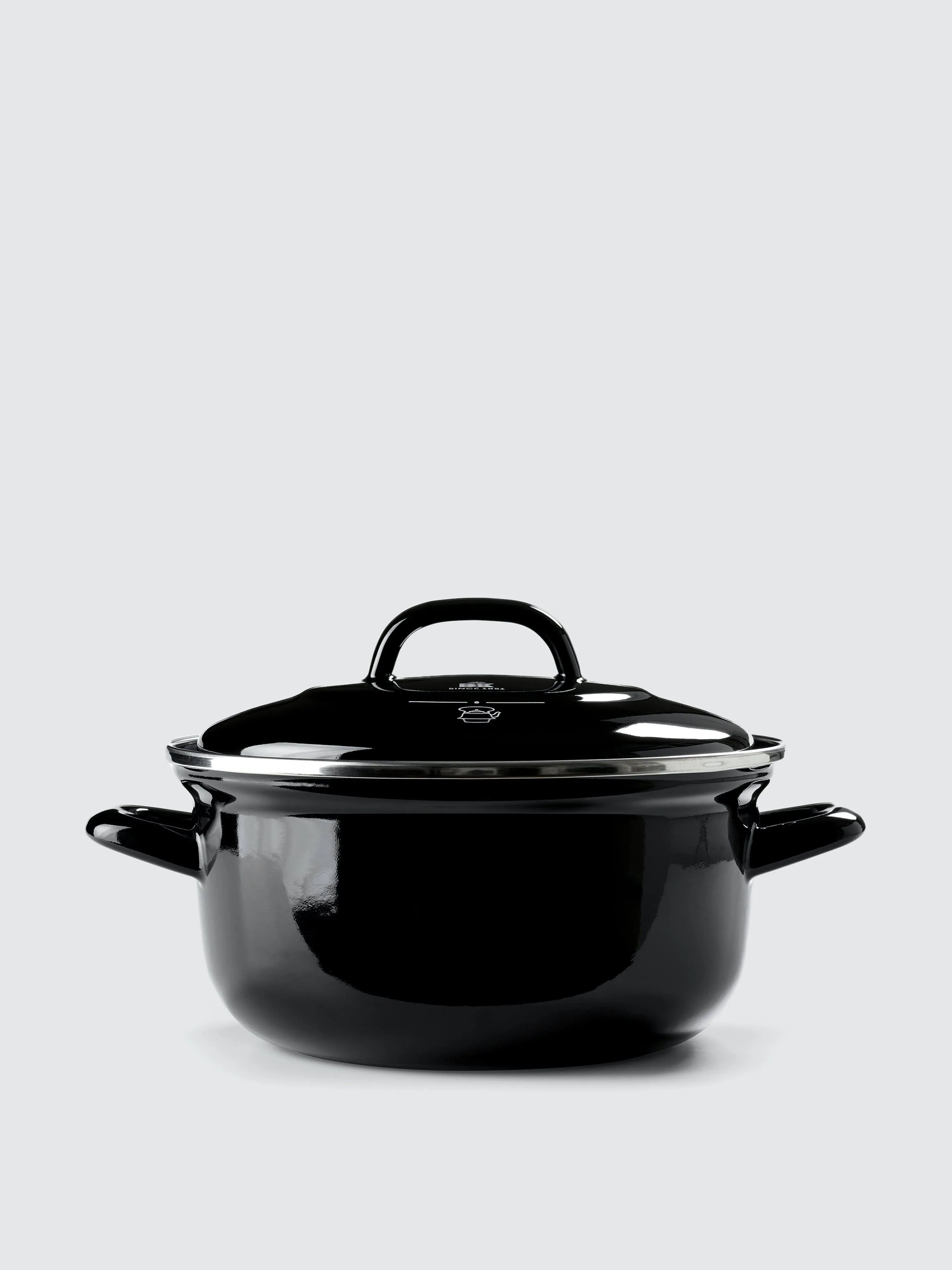 Indigo Aluminum Heavy-Gauge Carbon Steel, Induction, 3.5QT Nonstick Glaze