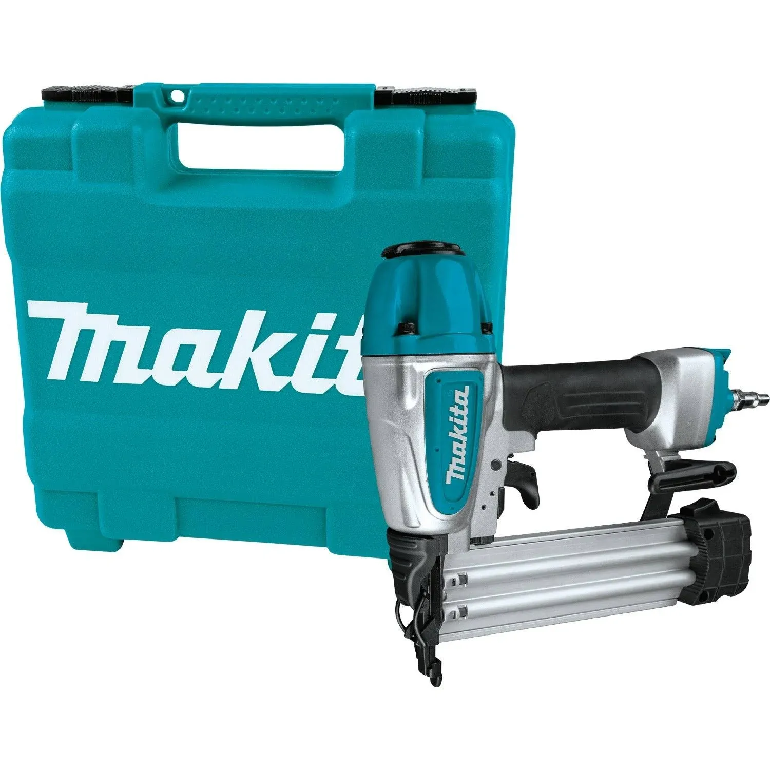 Makita AF506 5/8&quot; - 2&quot; Tool Less Narrow Nose Pneumatic Brad Nailer 18 Gauge