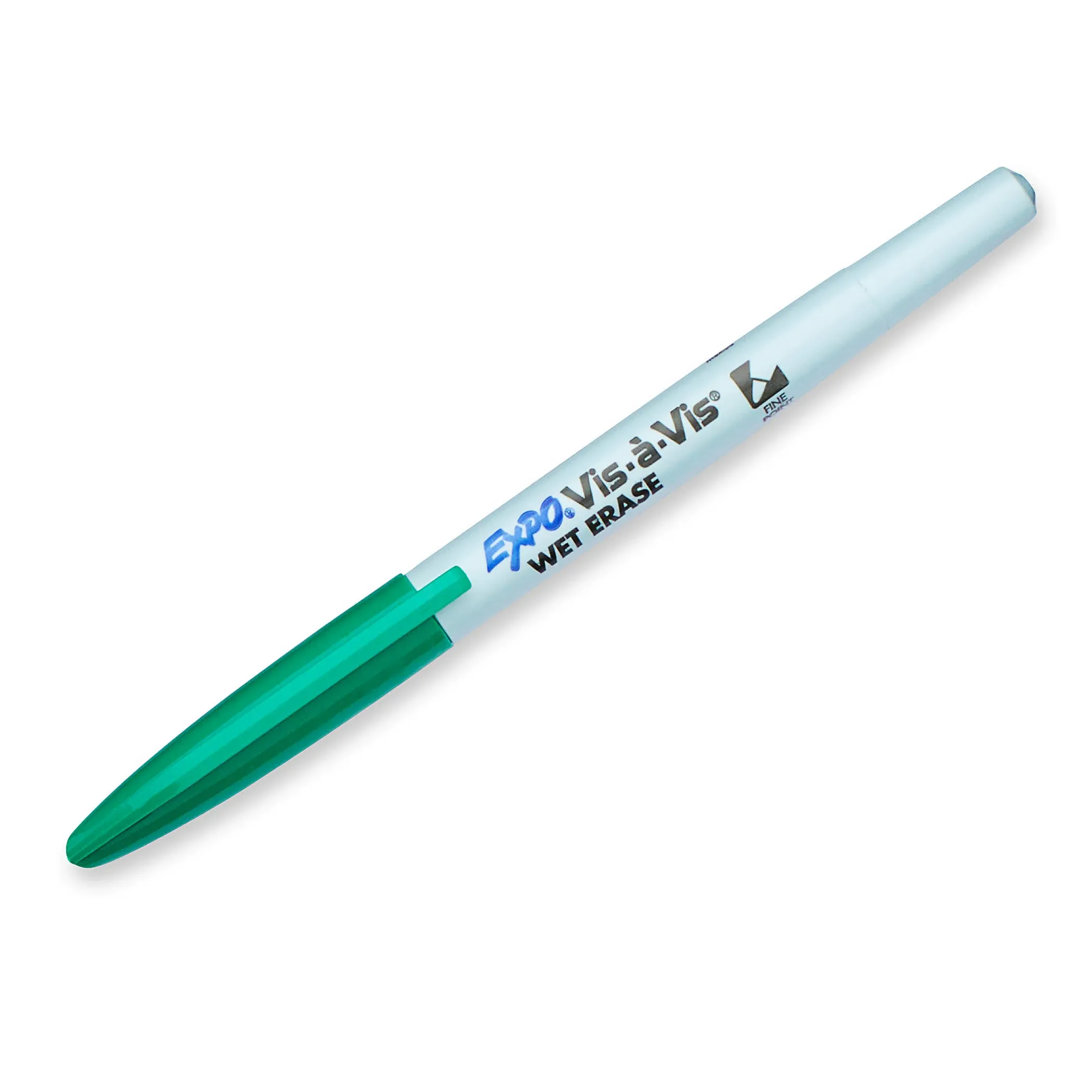 Expo Vis-A-Vis Fine Point Wet Erase Markers, Green - 12 pack