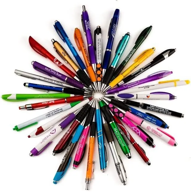 Wholesale Lot Misprint Plastic Pens (100 pack)