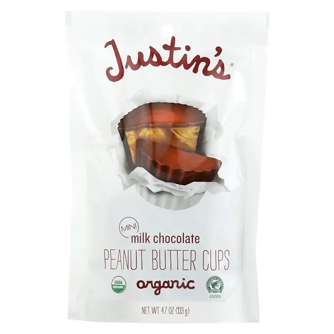 Justin's Organic Milk Chocolate Mini Peanut Butter Cups