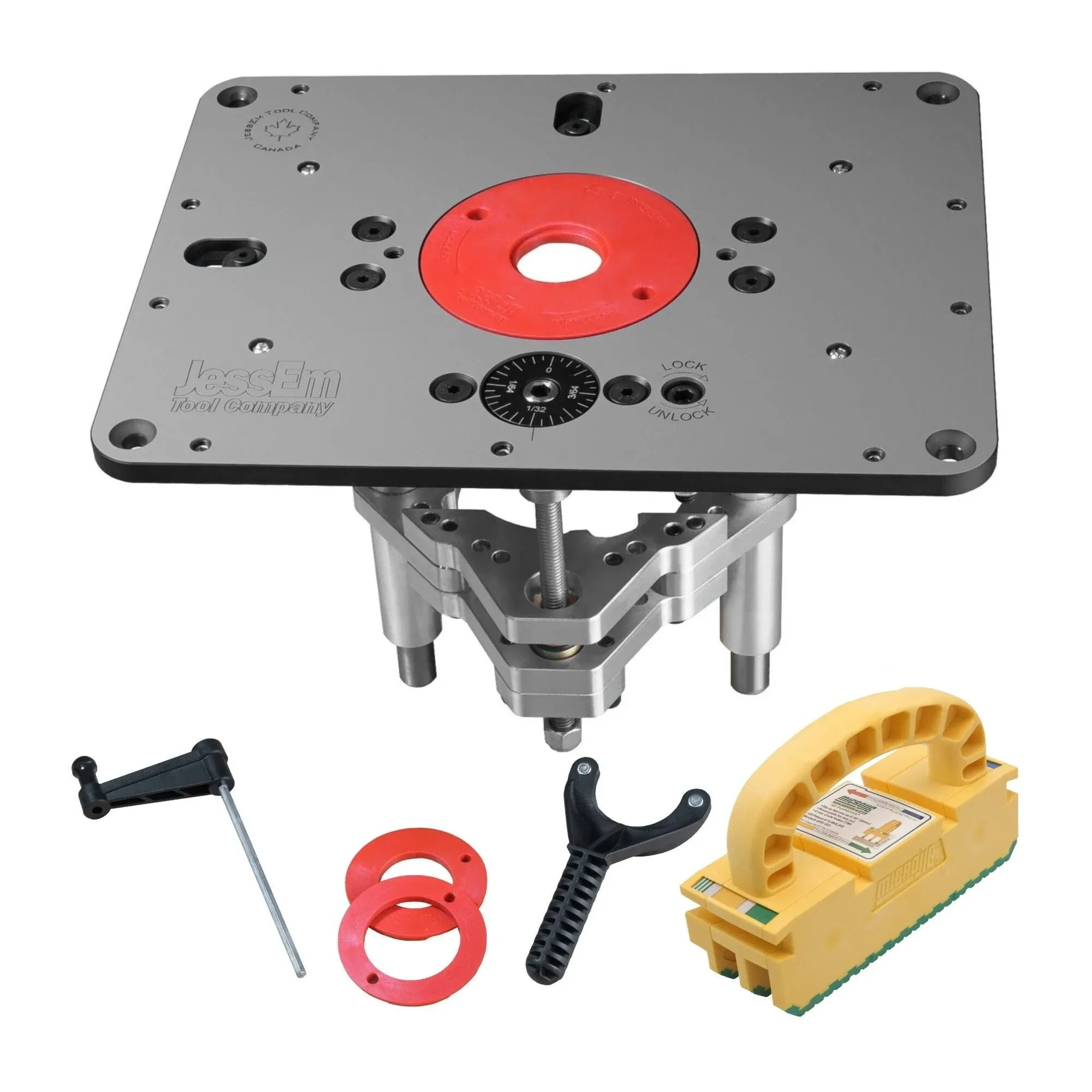 JessEm Rout-R-Lift II Router Lift for 3-1/2" Diameter Motors, JessEm 02310