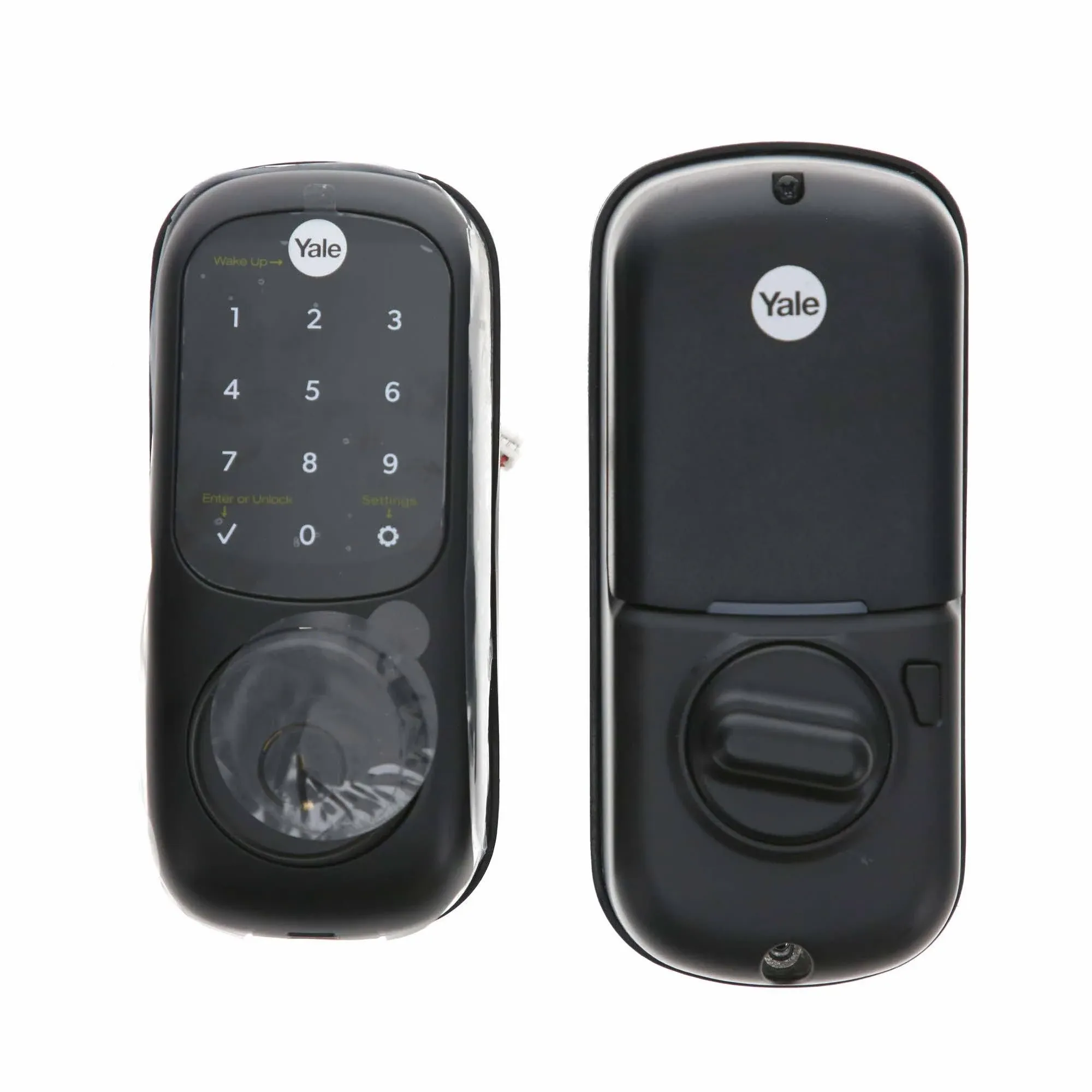 Yale Assure Lock - Touchscreen Keypad Door Lock, Black Suede