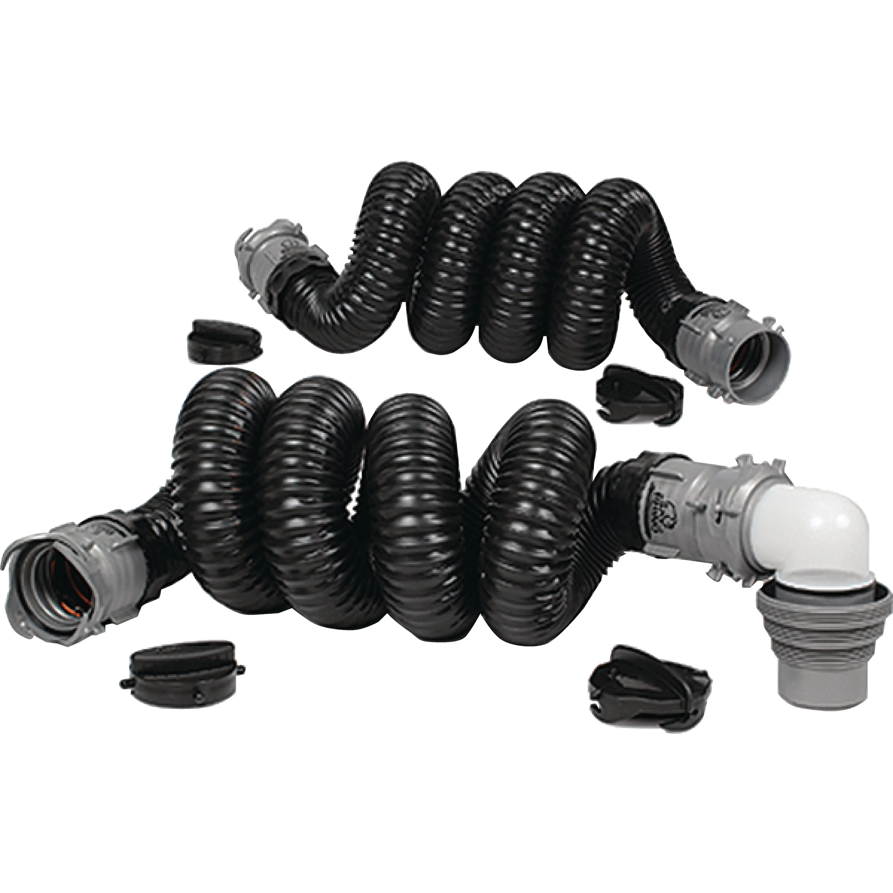 Camco 39861 RhinoEXTREME 15' Sewer Hose Kit w/Swivel Fitting 4 In 1