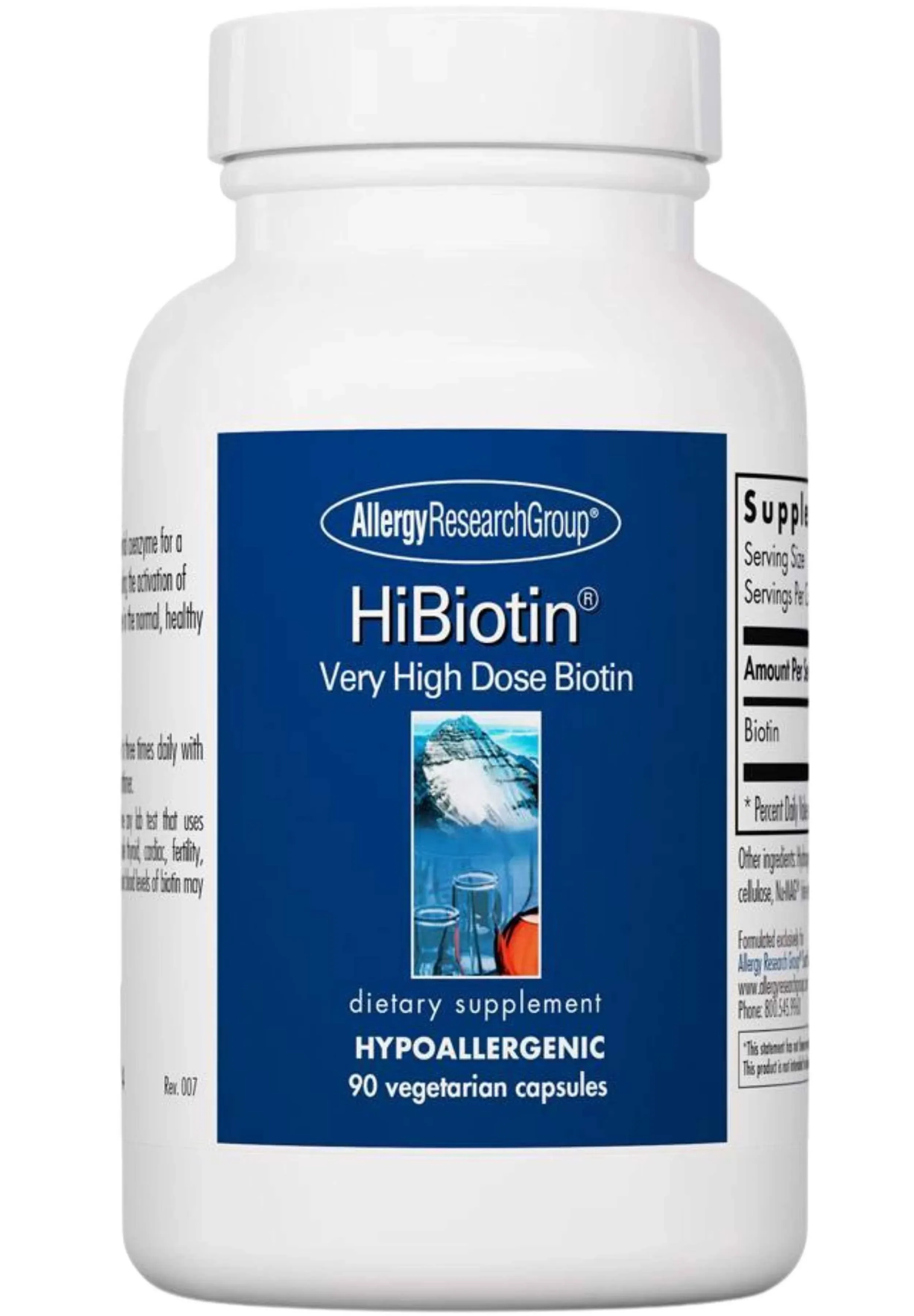 Allergy Research Group HiBiotin 90 Capsules