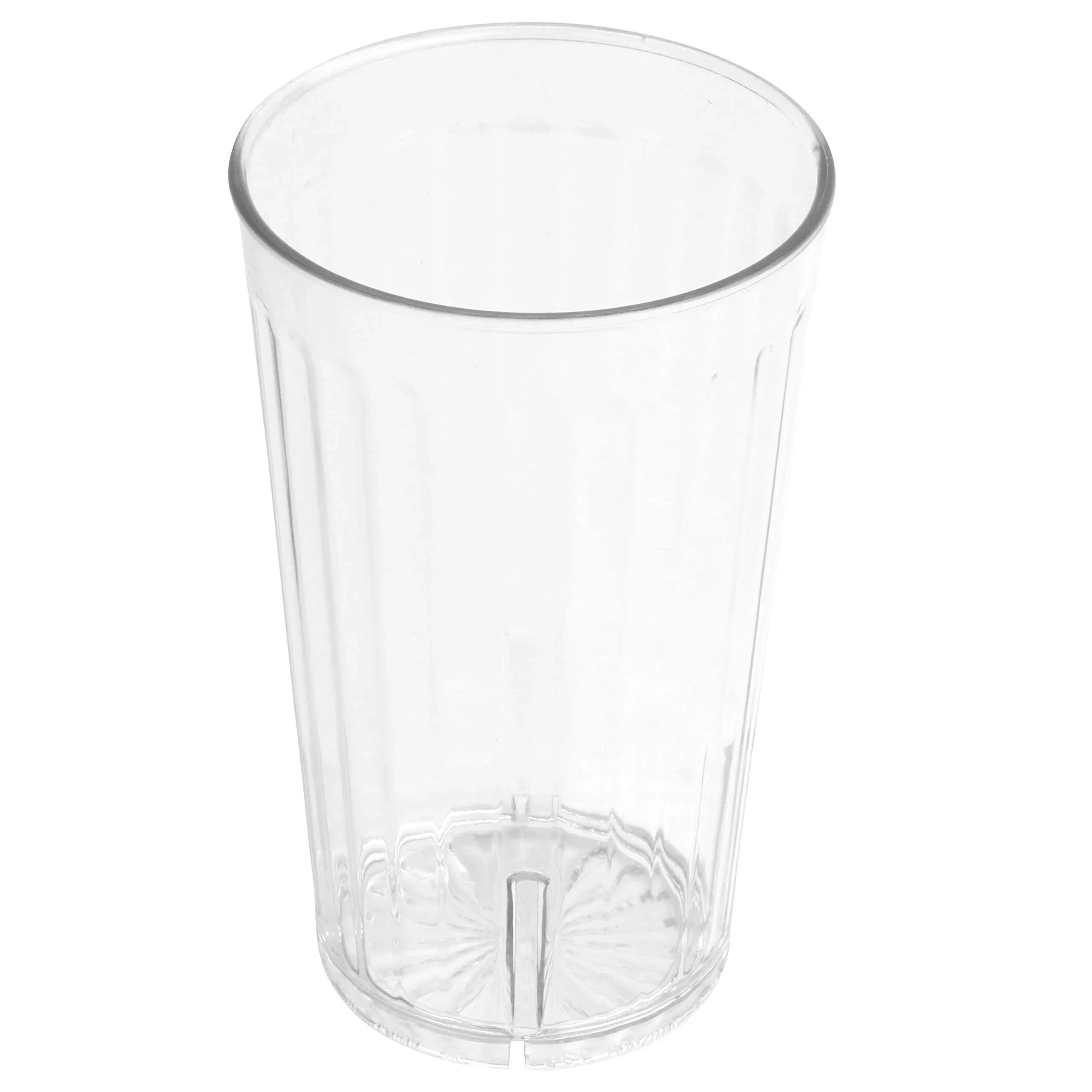 G.E.T. 8812-1-CL-EC Heavy-Duty Shatterproof Plastic Faceted Tumblers, 12 Ounce, Clear (Set of 4)