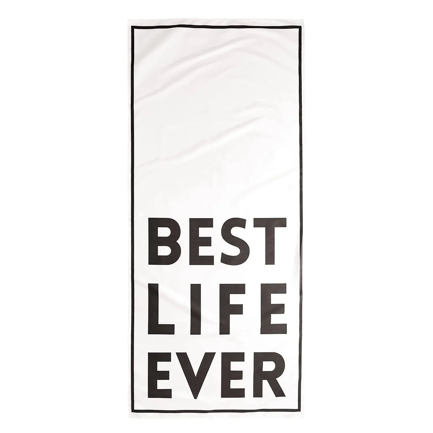 Santa Barbara J2179 Quick Dry Oversized Beach Towel Best Life Ever 195002007345