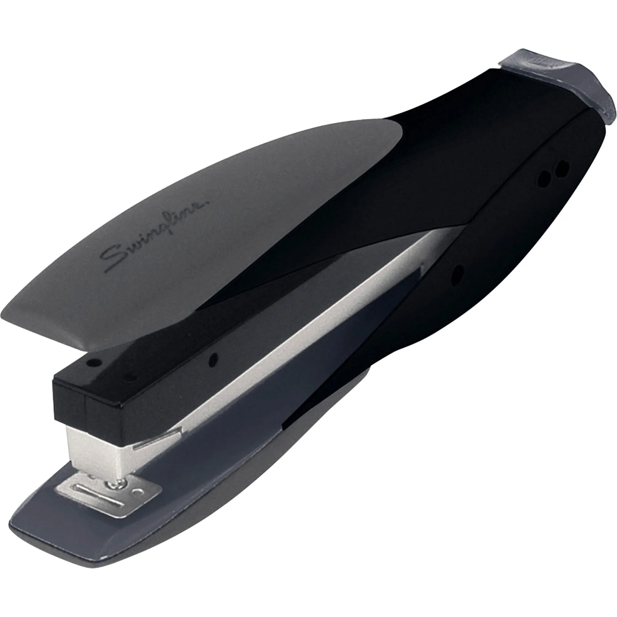 Swingline Stapler, SmartTouch Desktop Stapler, Reduced Effort, 25 Sheets, Full Strip, Black/Gray (S7066503)